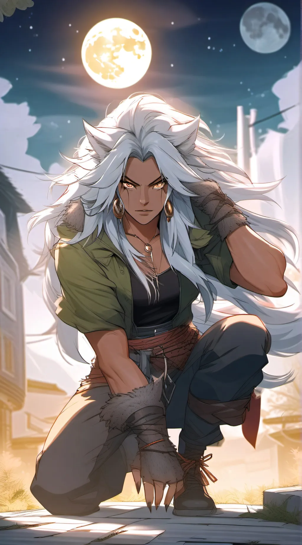 ai character: Layra ToothGray background