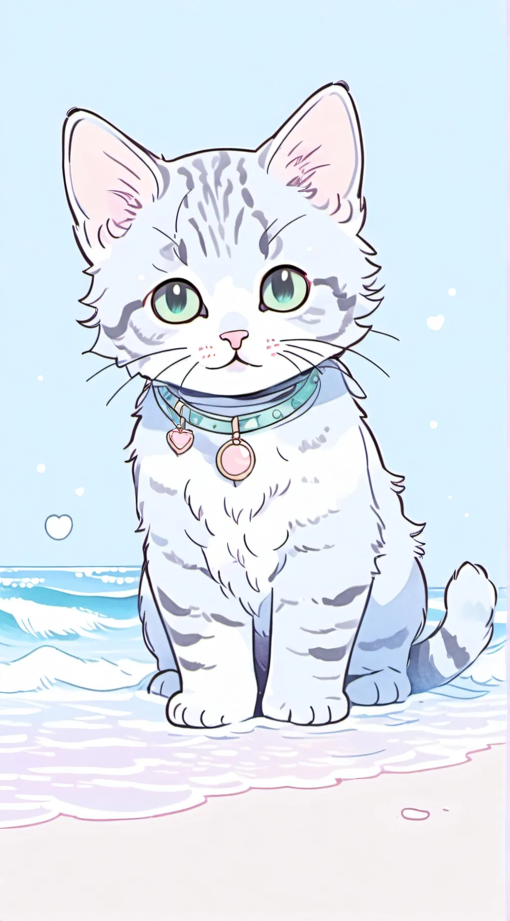 ai character: ￼ Snow background