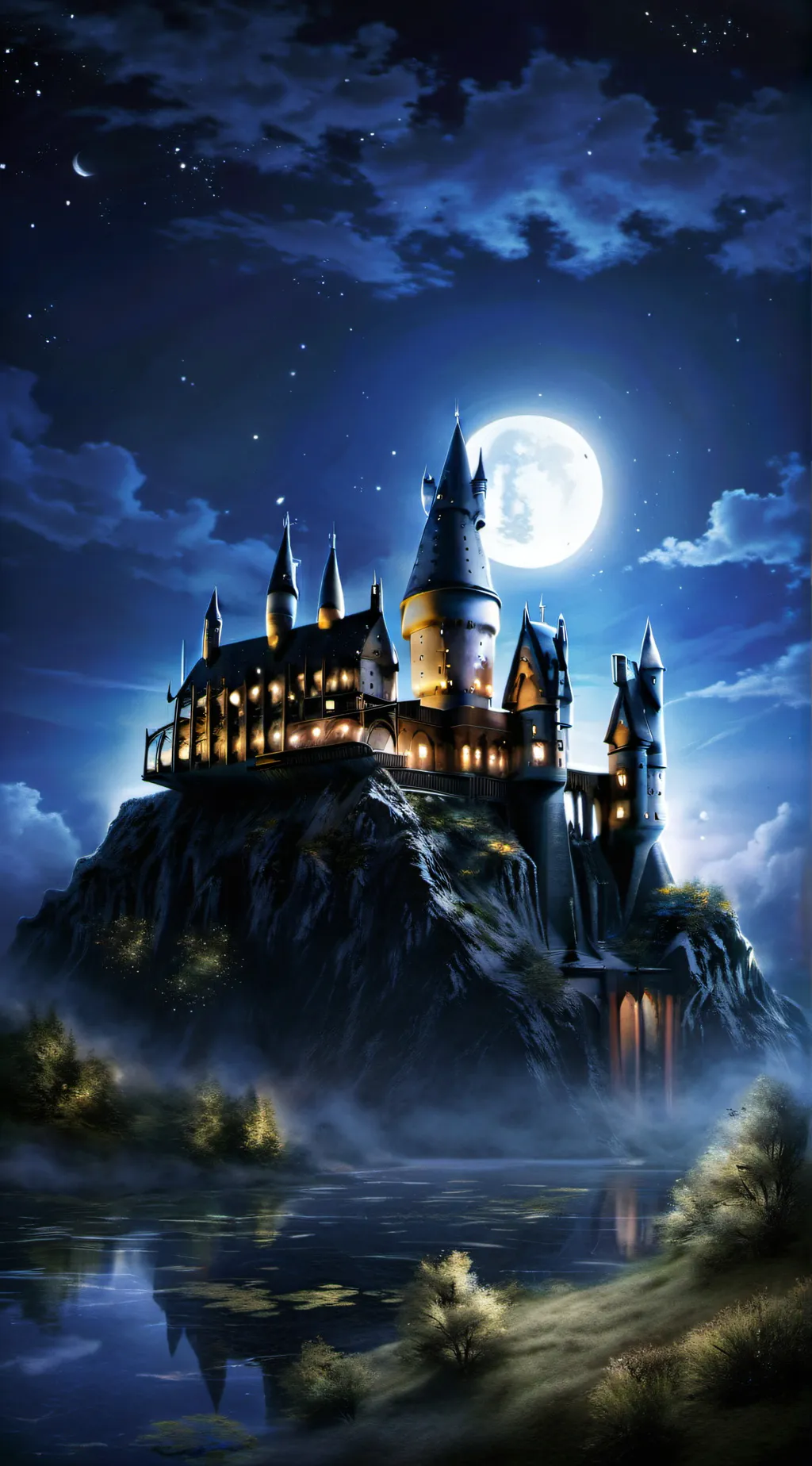 ai character: hogwarts background