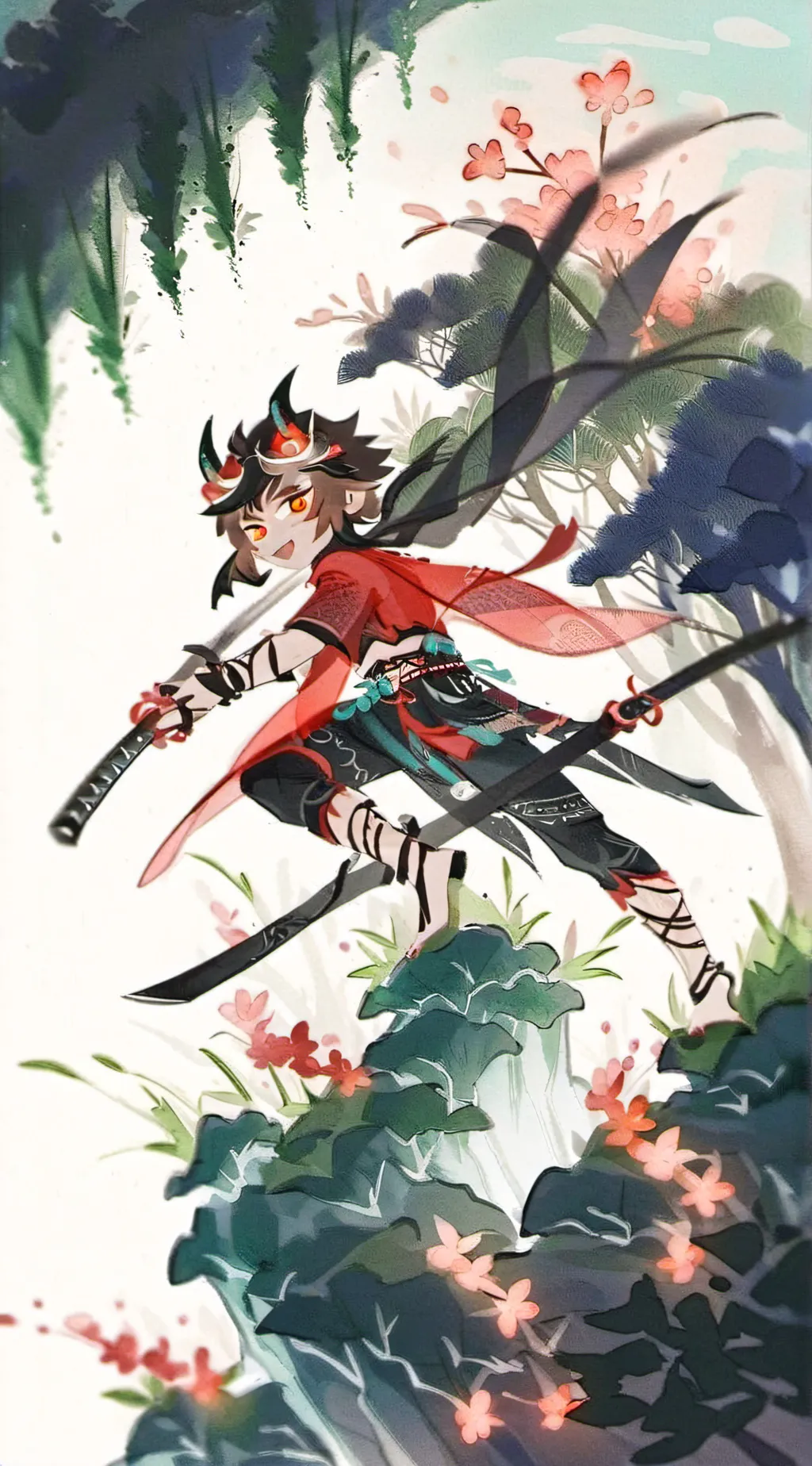 ai character: Fpe but your blind background