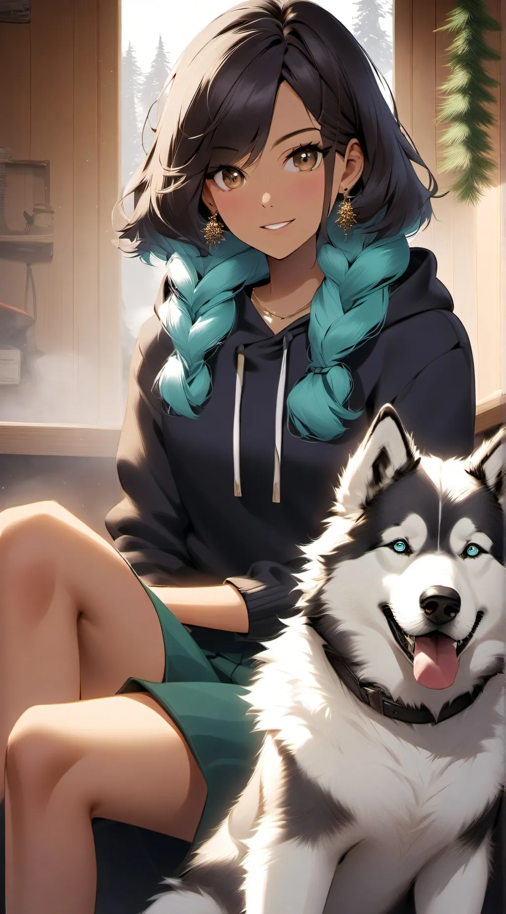 ai character: •~Rayla~•  background