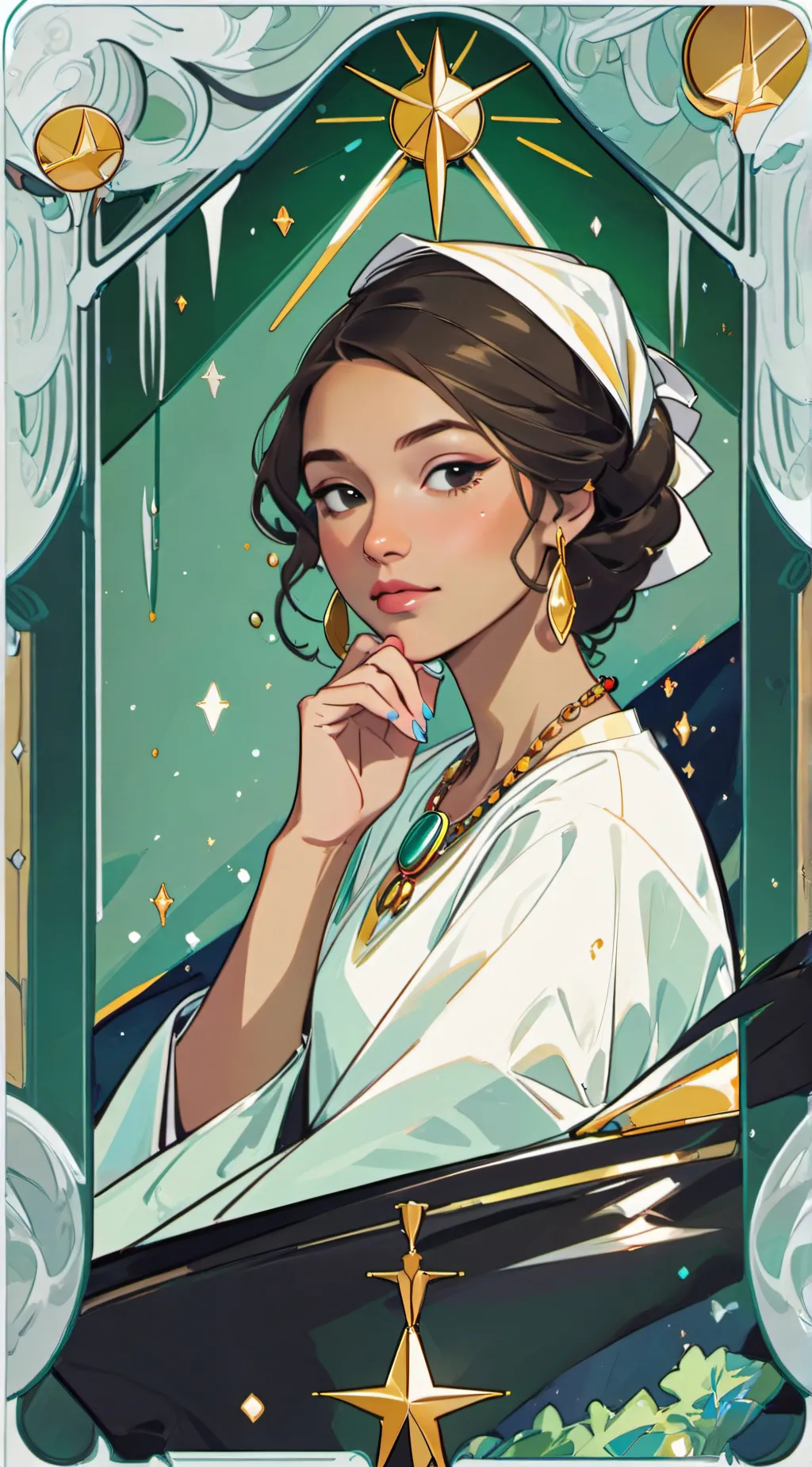 ai character: Luna Starfire background