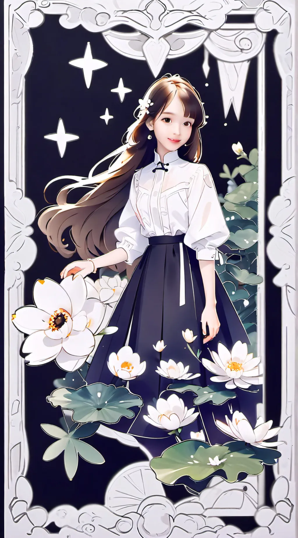 ai character: lily background