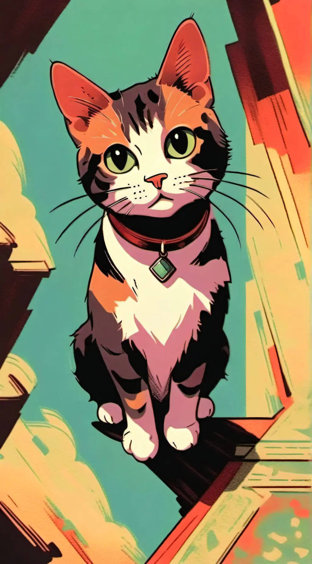 ai character: Cat agent background