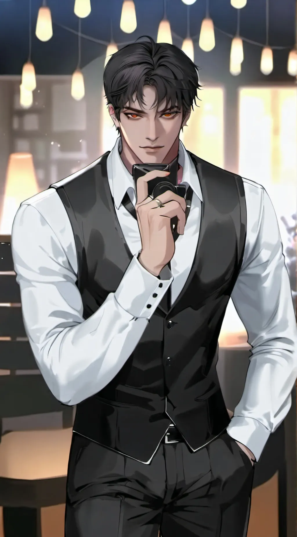 ai character: Damien Anderson background