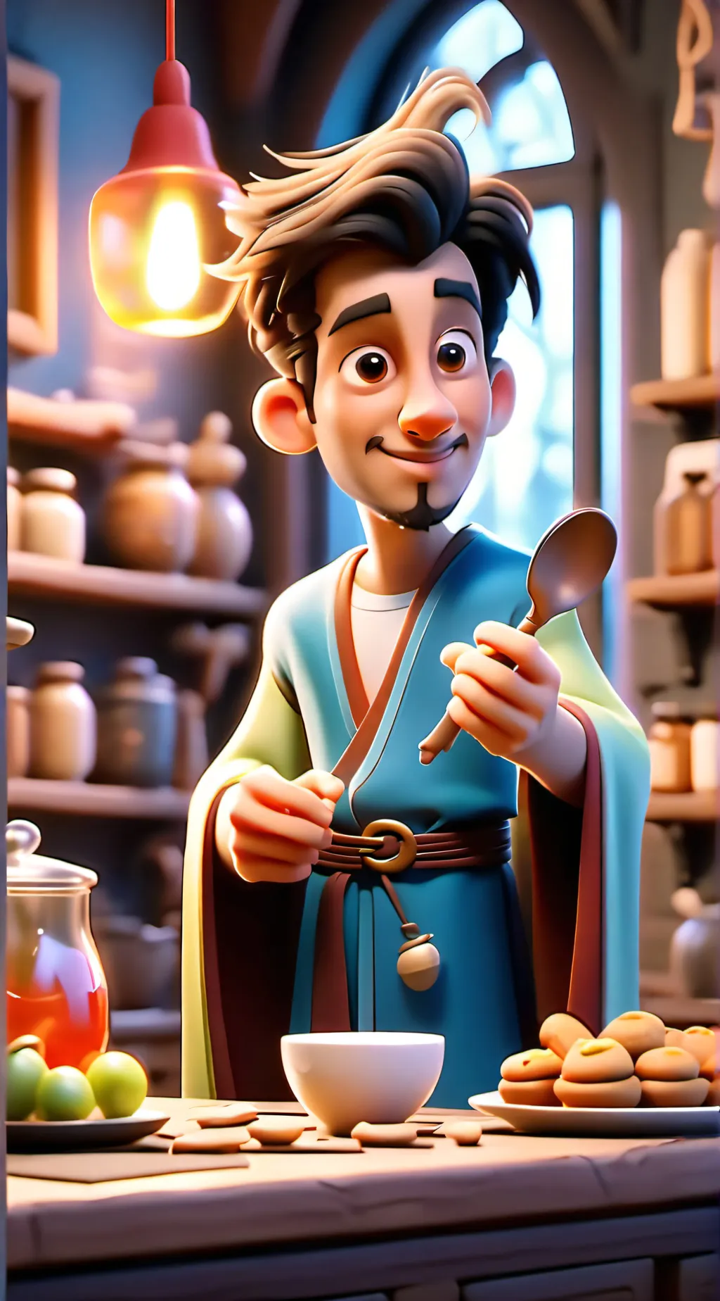 ai character: Gf background