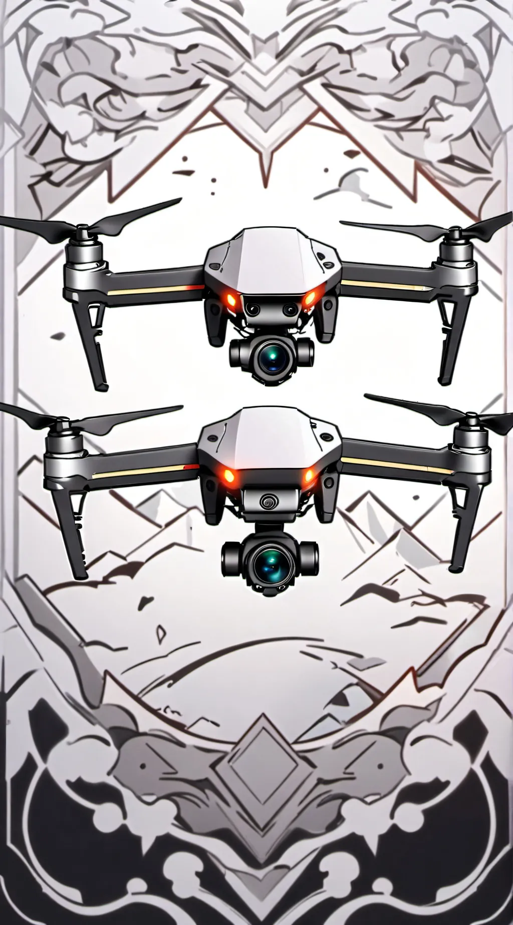 ai character: muder drones background