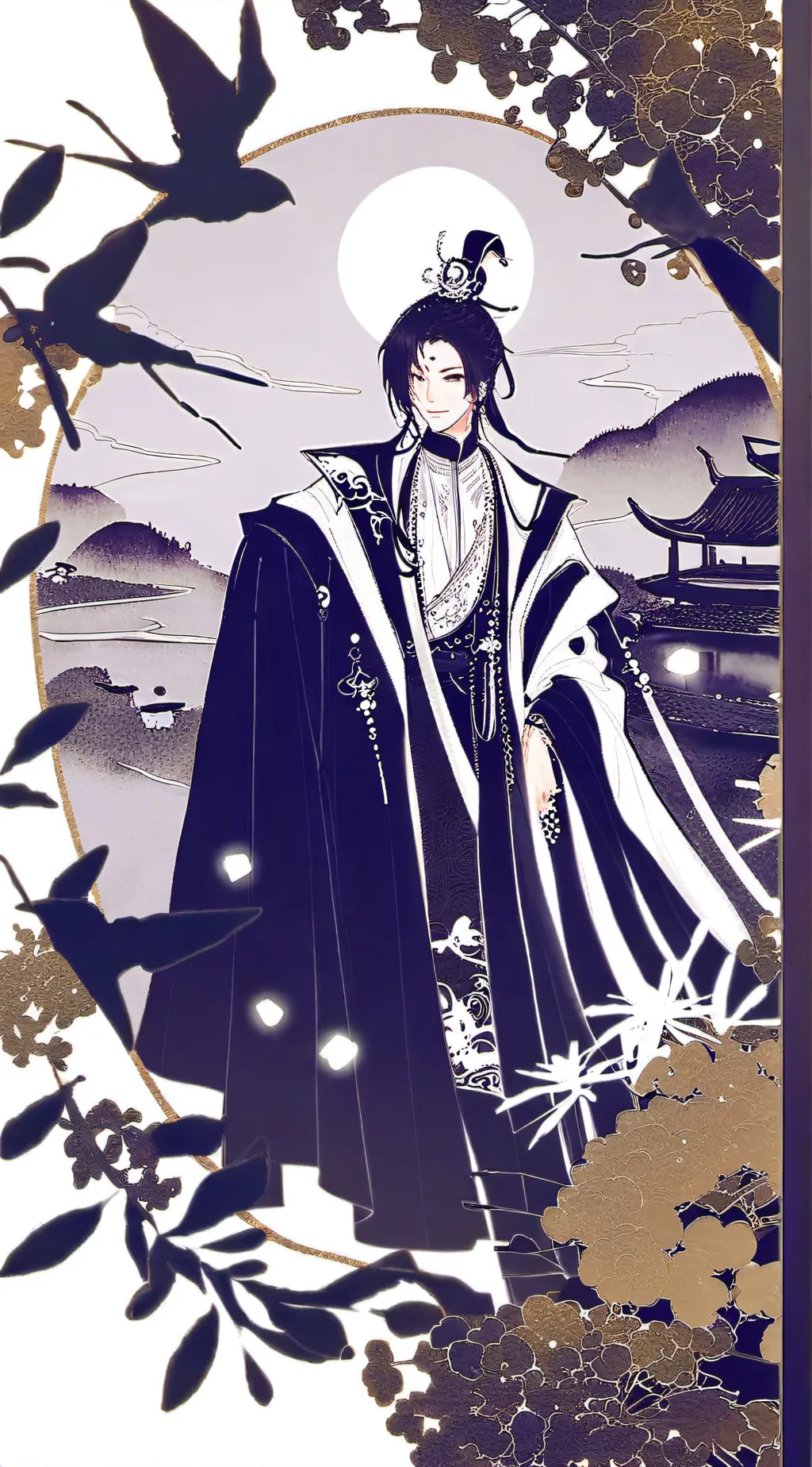 ai character: hashira birthday background