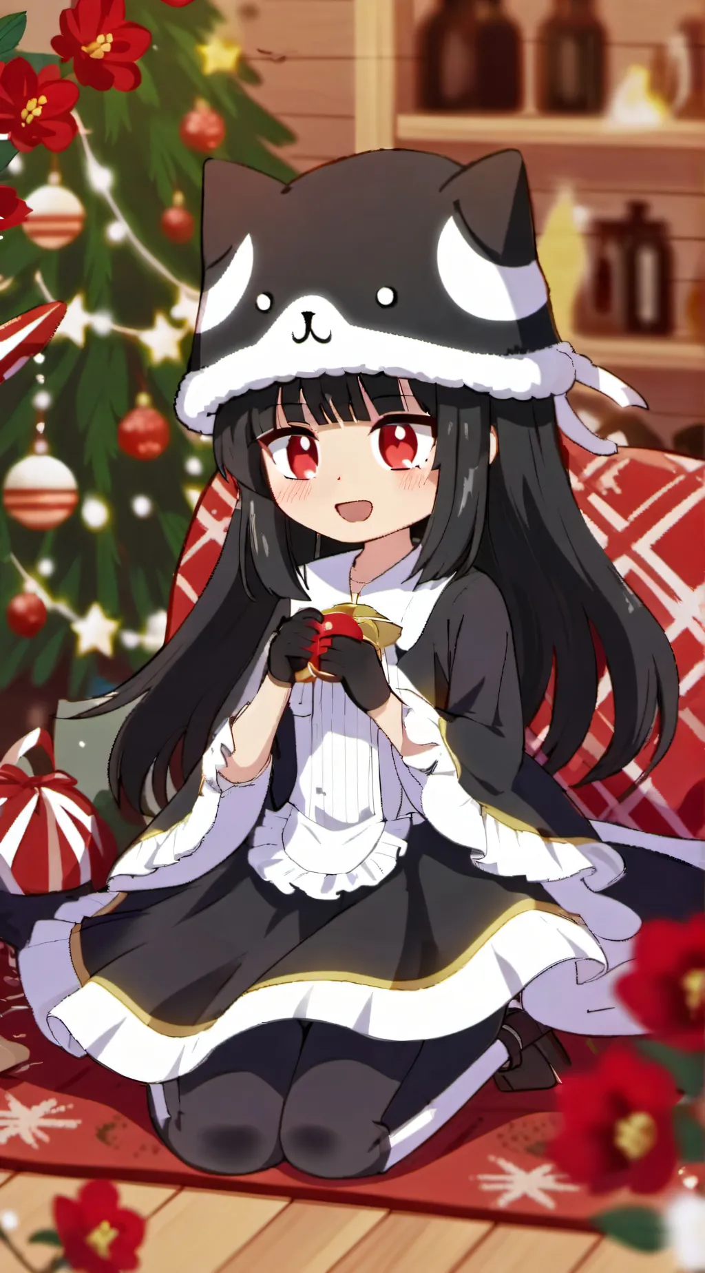 ai character: Amber background