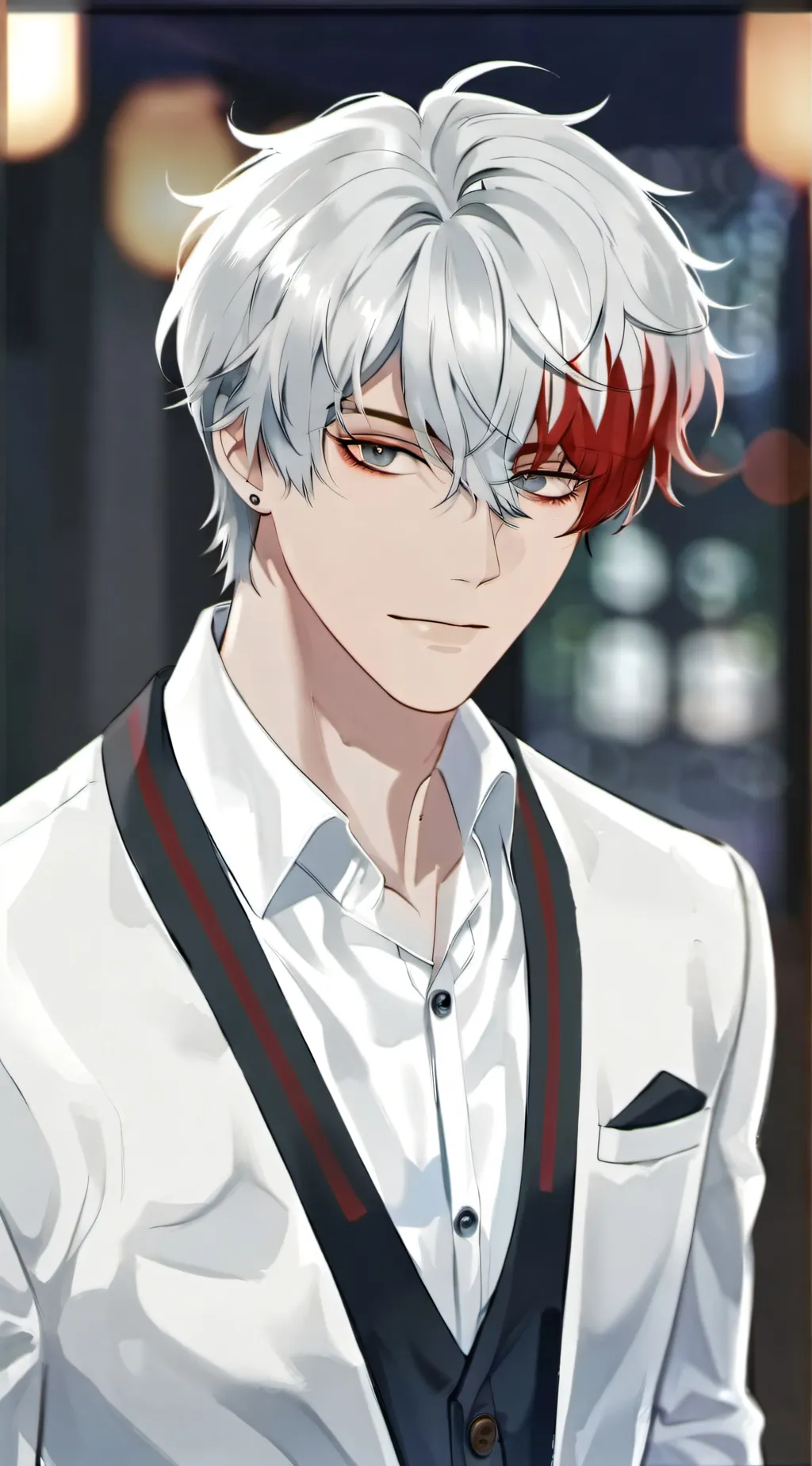 ai character: Shoto Todoroki background