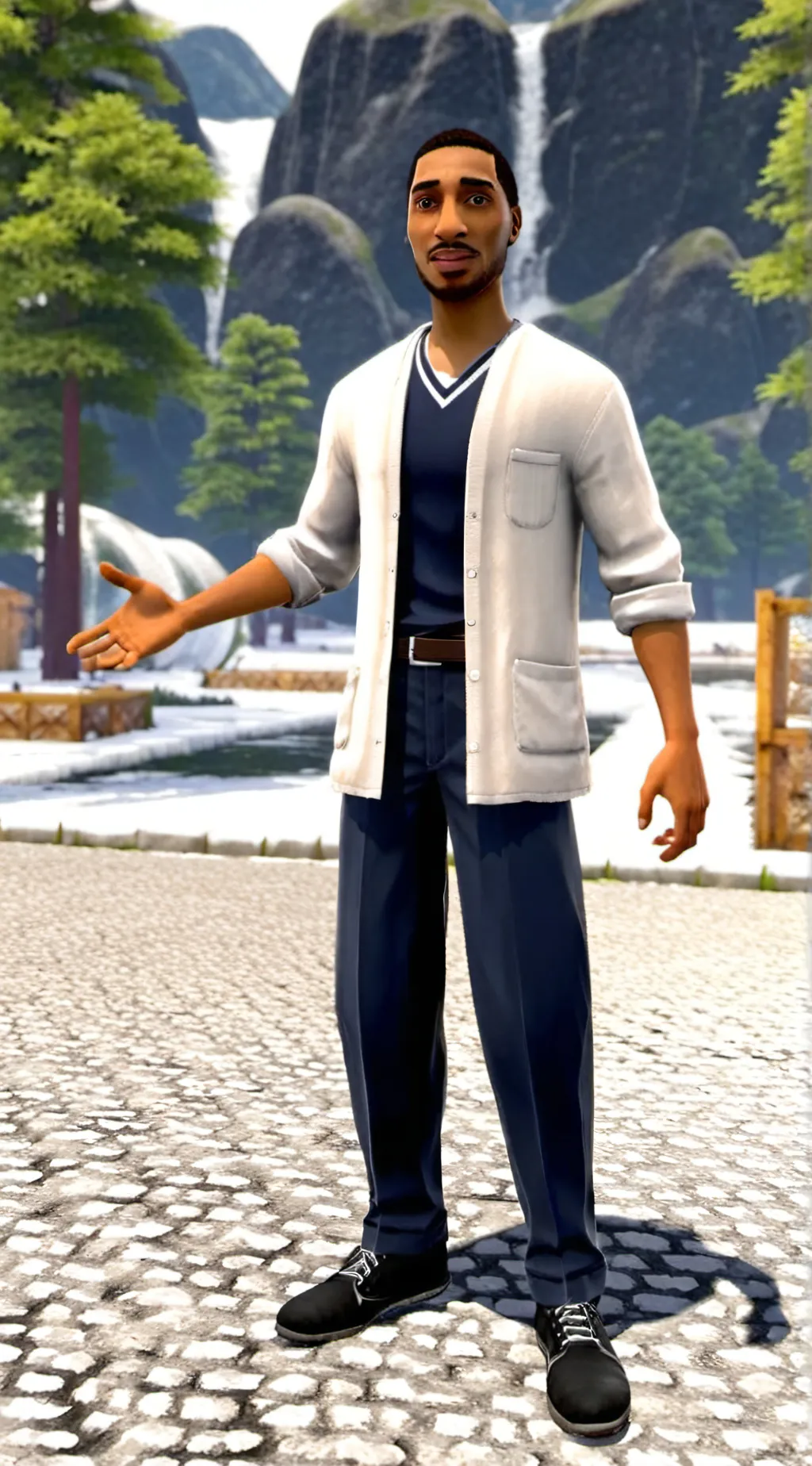 ai character: My father background