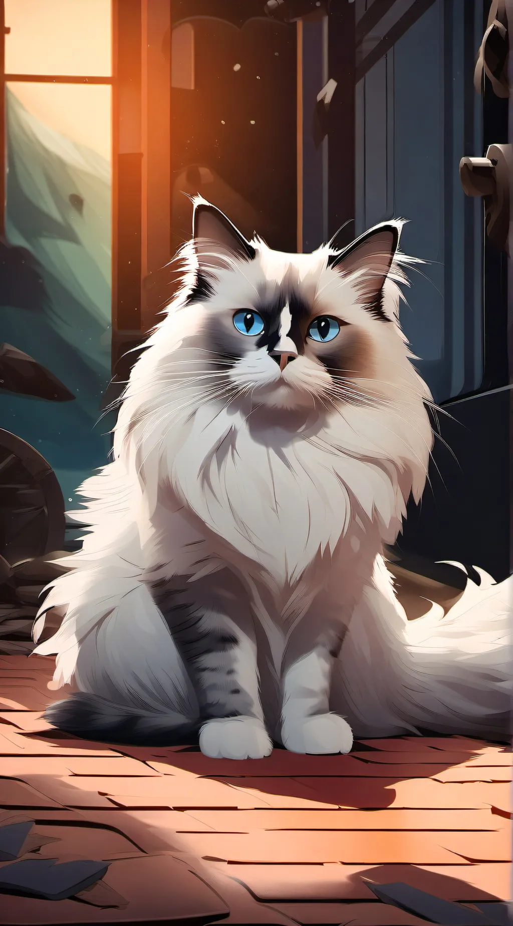 ai character: Aster background