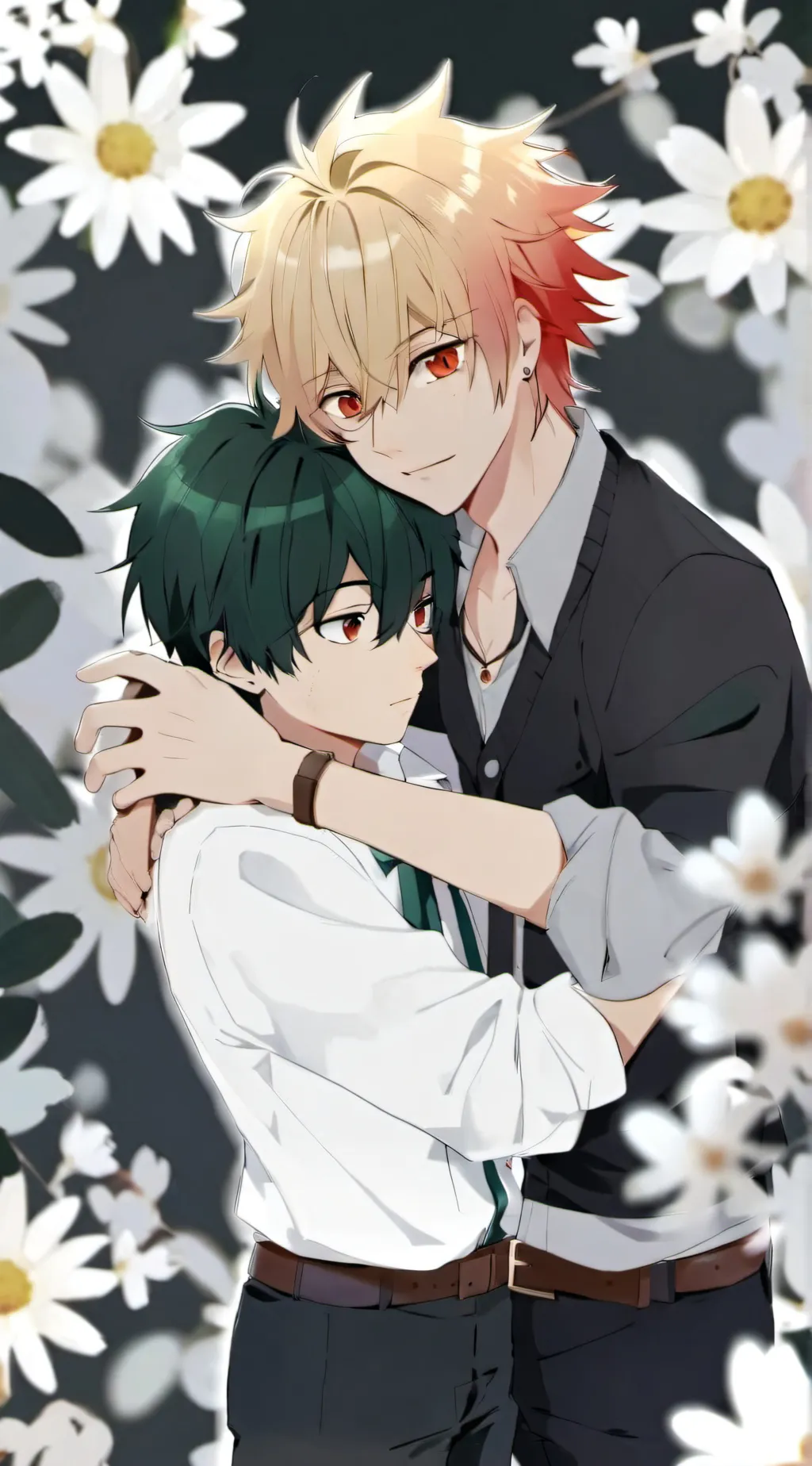 ai character: BakuDeku  background