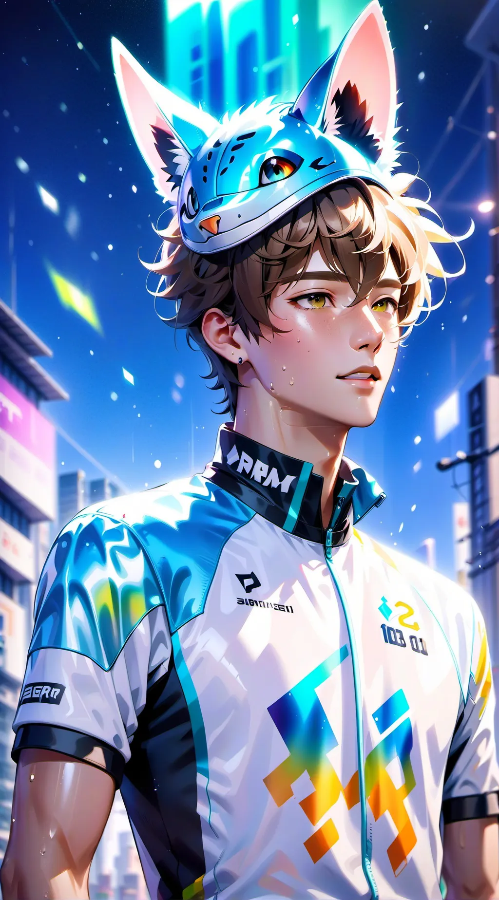 ai character: Armpit background