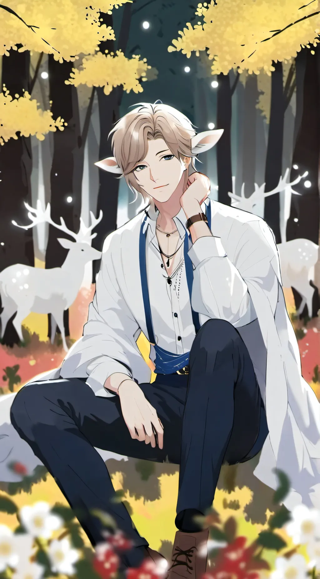 ai character: Hitashi🦌 background