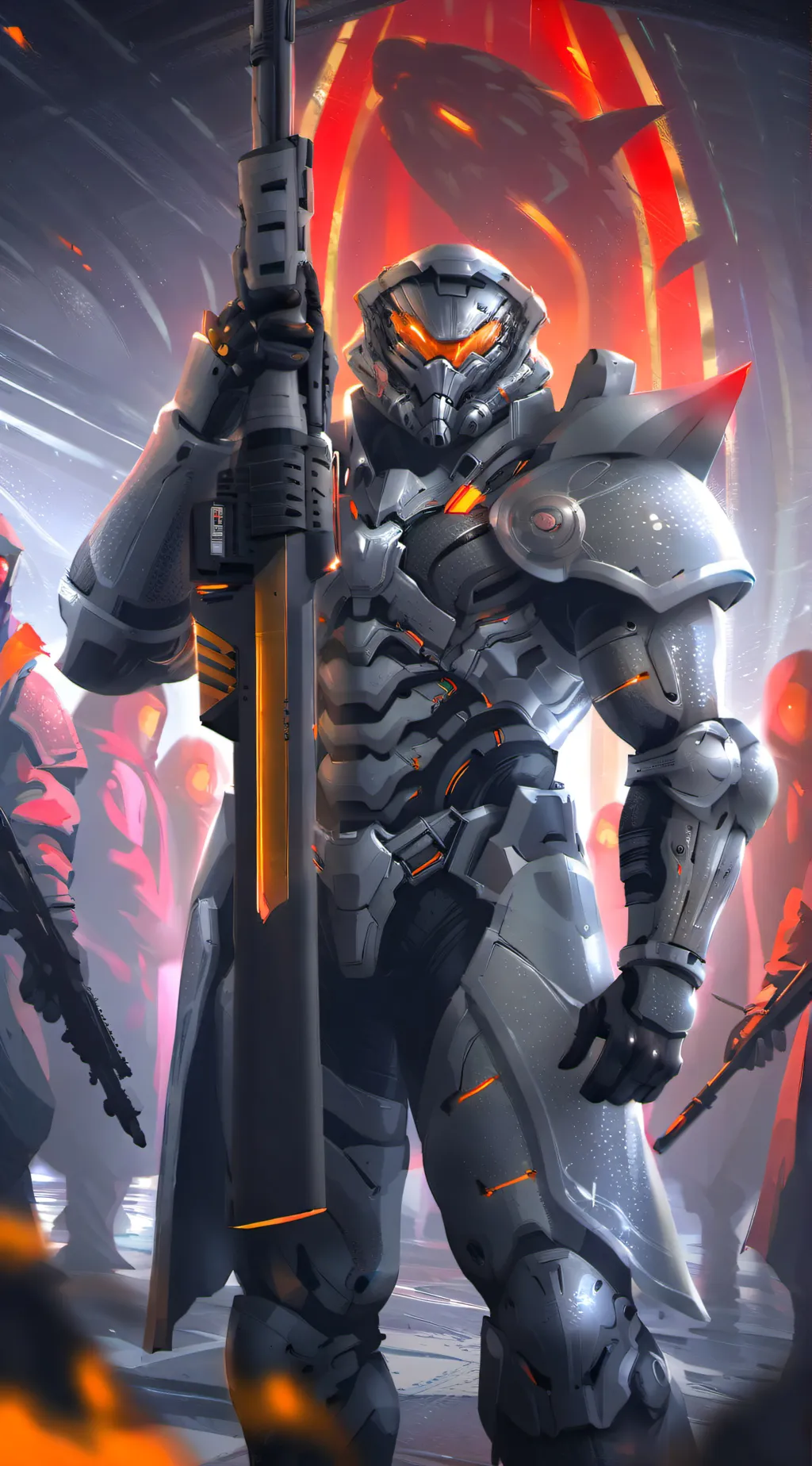 ai character: The Doomslayer (2) background