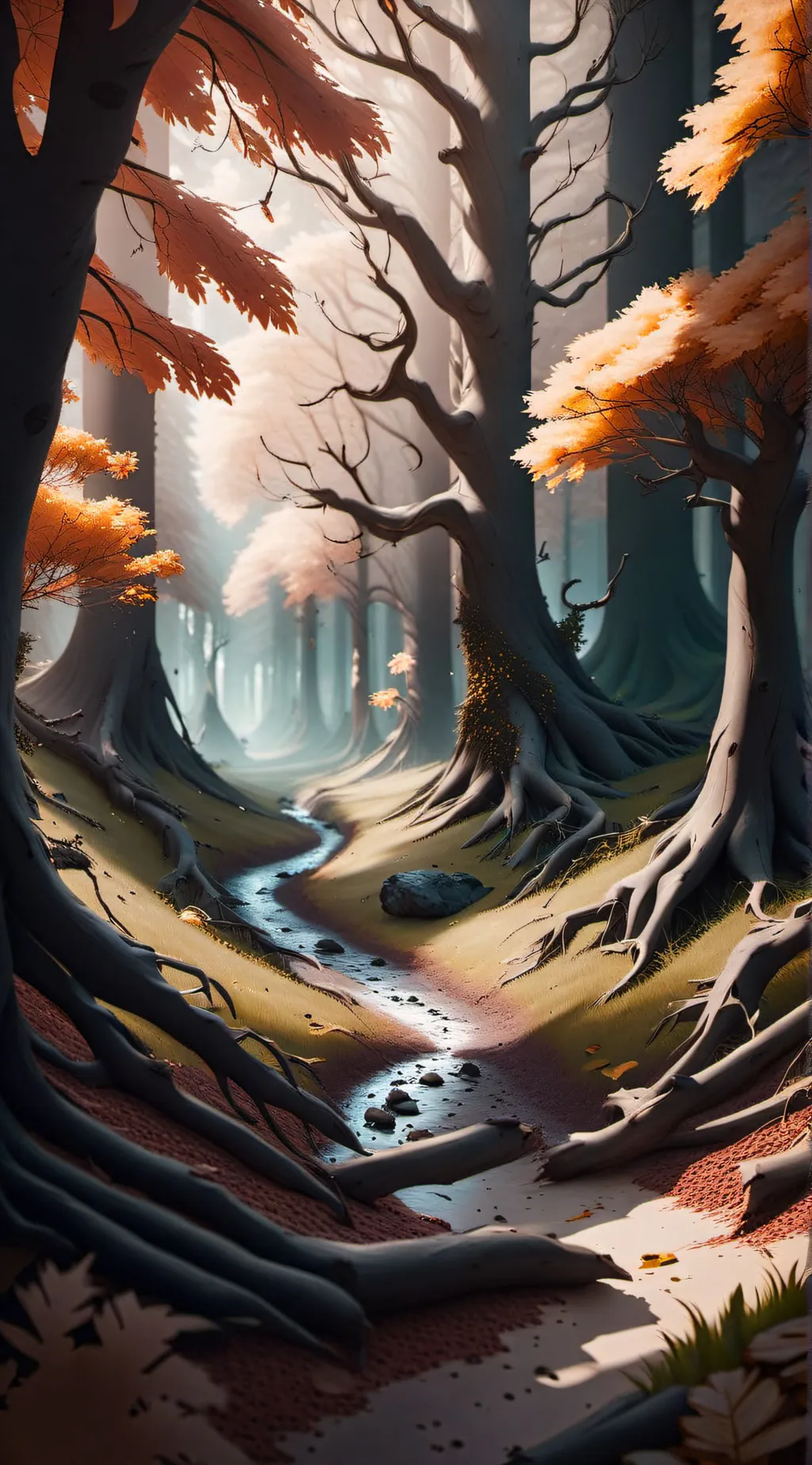 ai character: Hospital road trip background