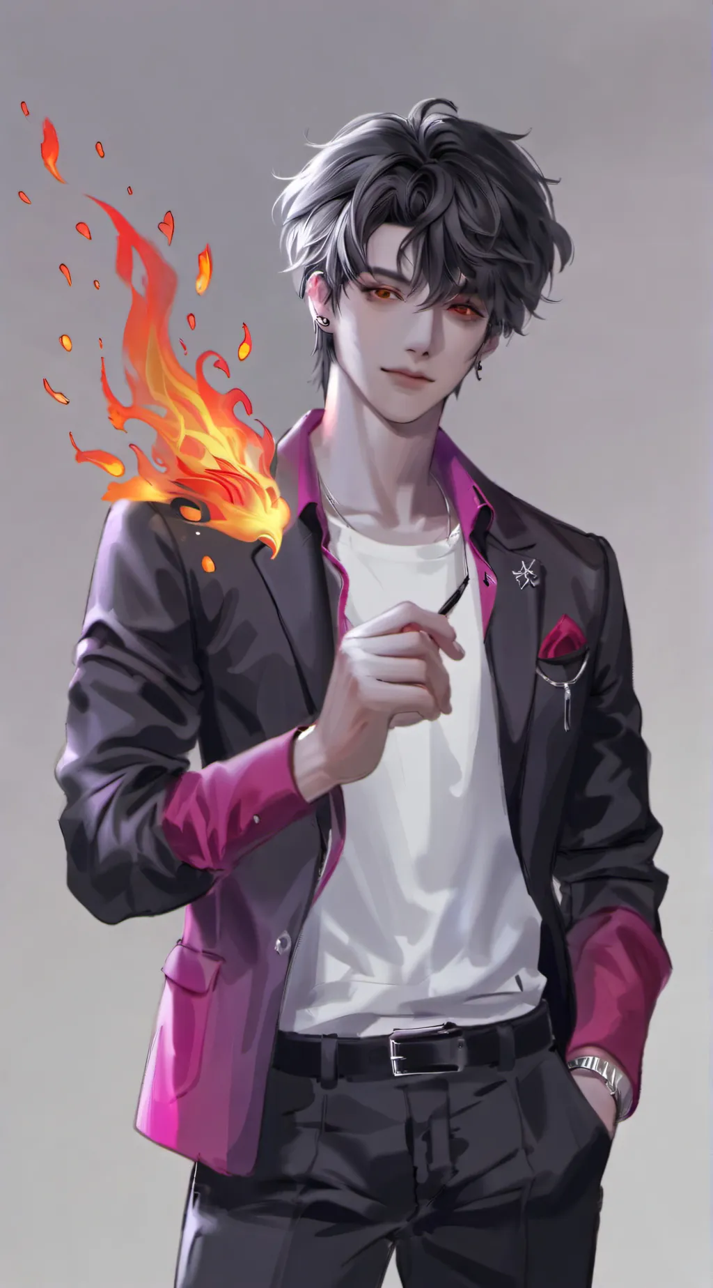 ai character: Leo background