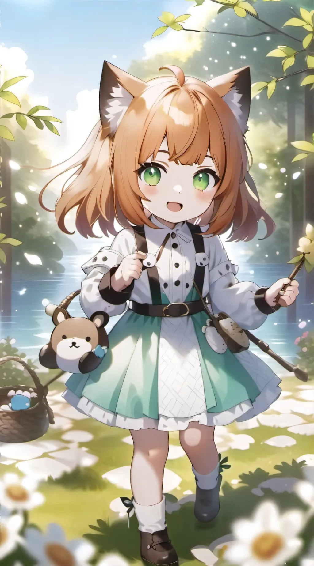 ai character: Cutie  background