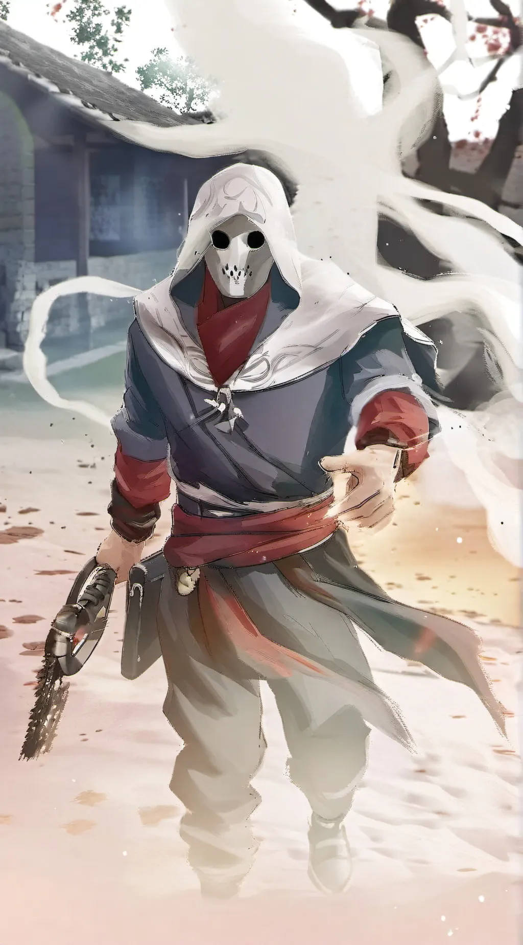 ai character: ghost😏 background