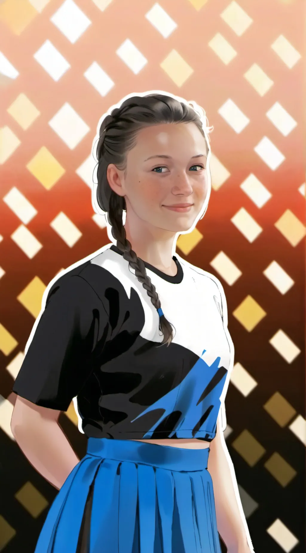 ai character: Serena  background