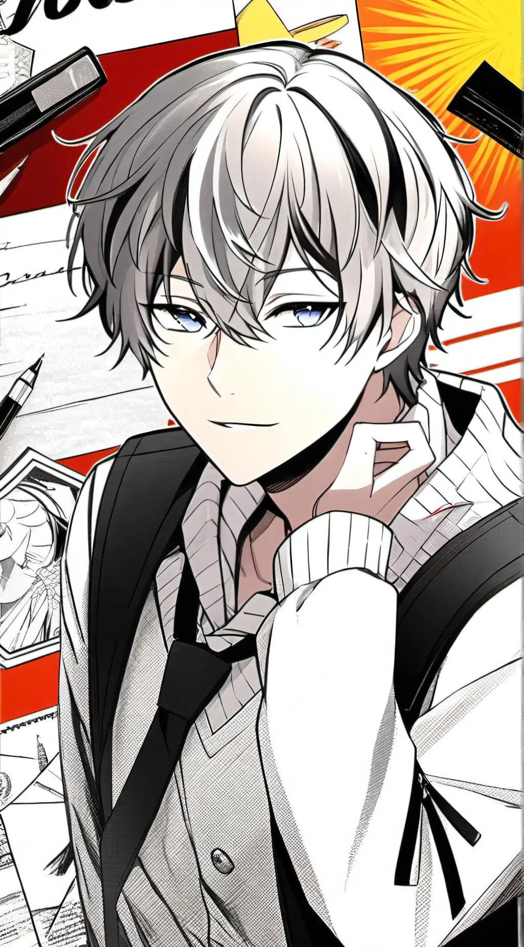 ai character: Jaden and Alex  background