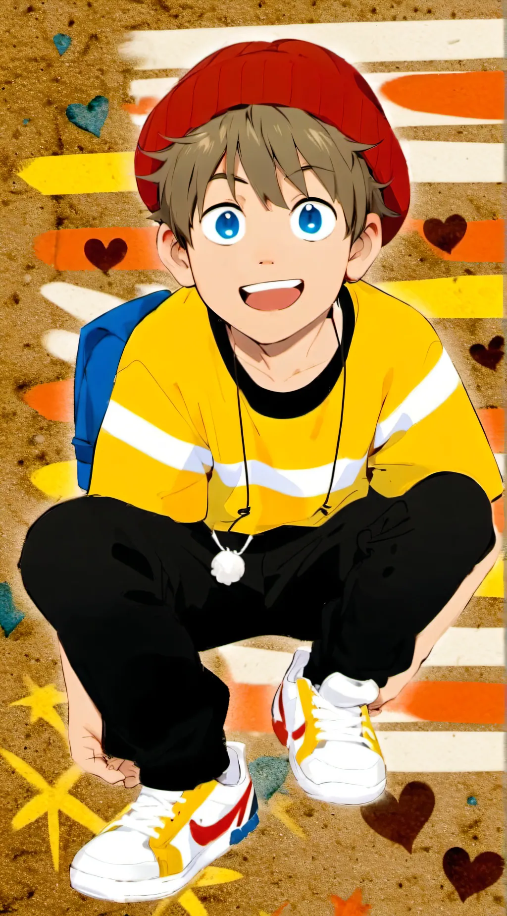 ai character: Jeffy background