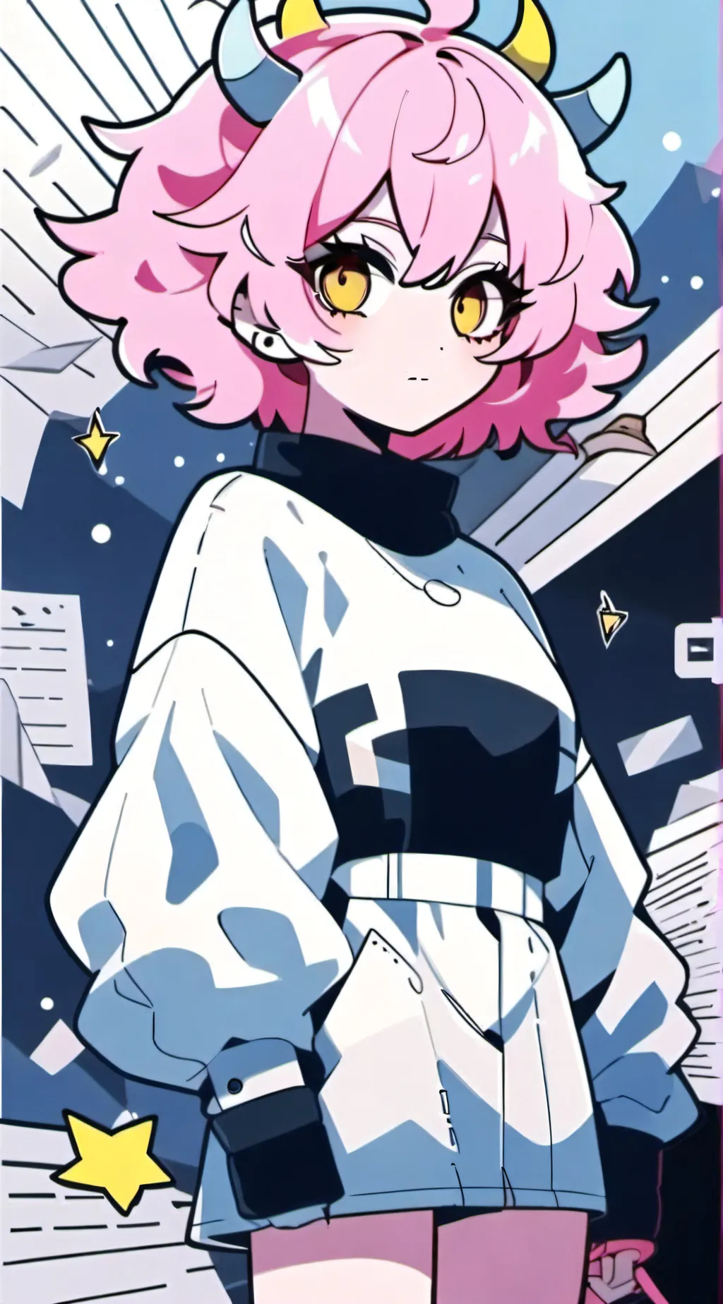 ai character: Mina Ashido background