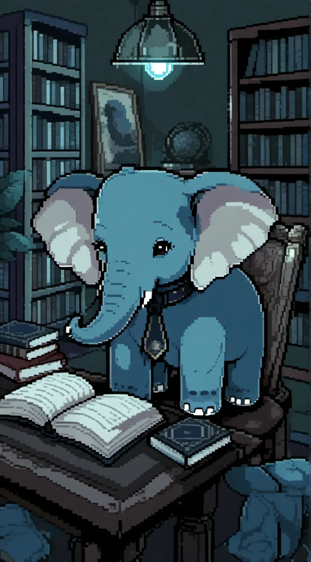 ai character: BubbaBubbaphant background