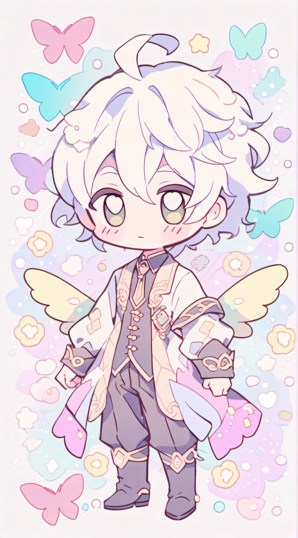 ai character: staticmoth background