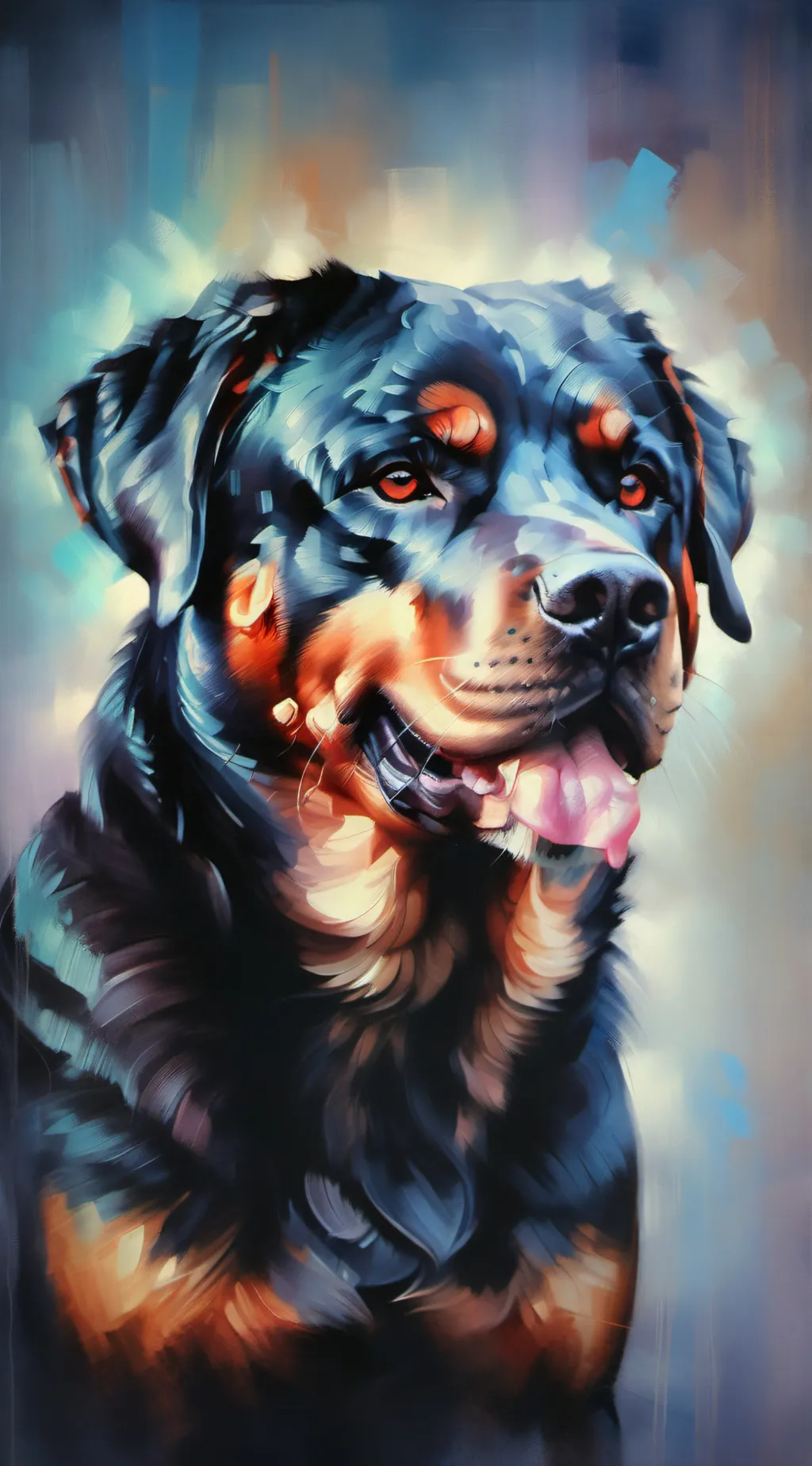 ai character: Rottweiler pack background