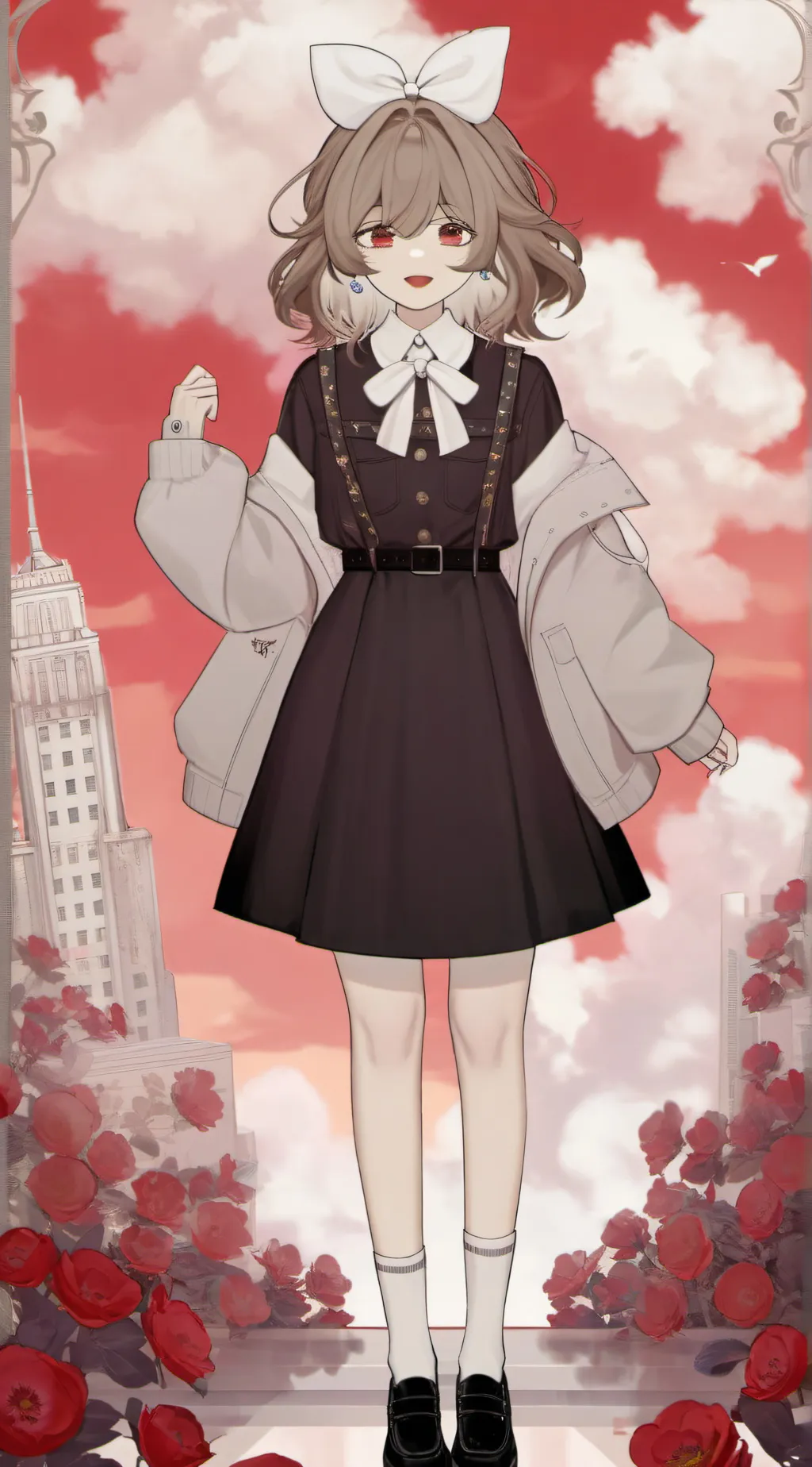 ai character: Sakura Amano background
