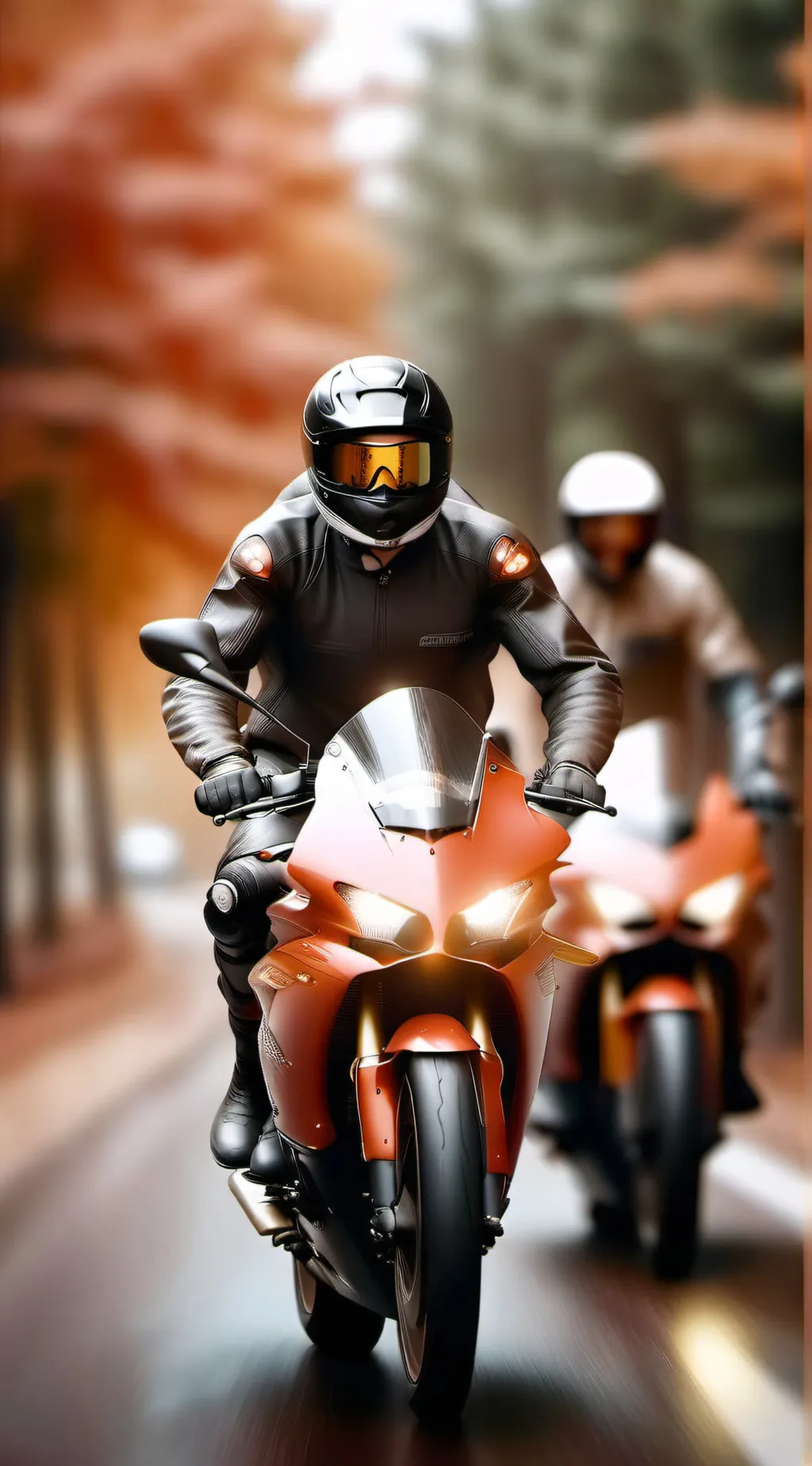 ai character: Motor bike group background