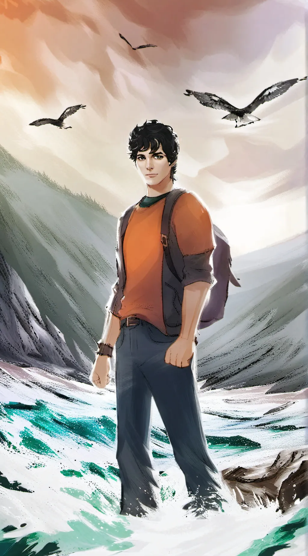 ai character: PJ & The Olympians background