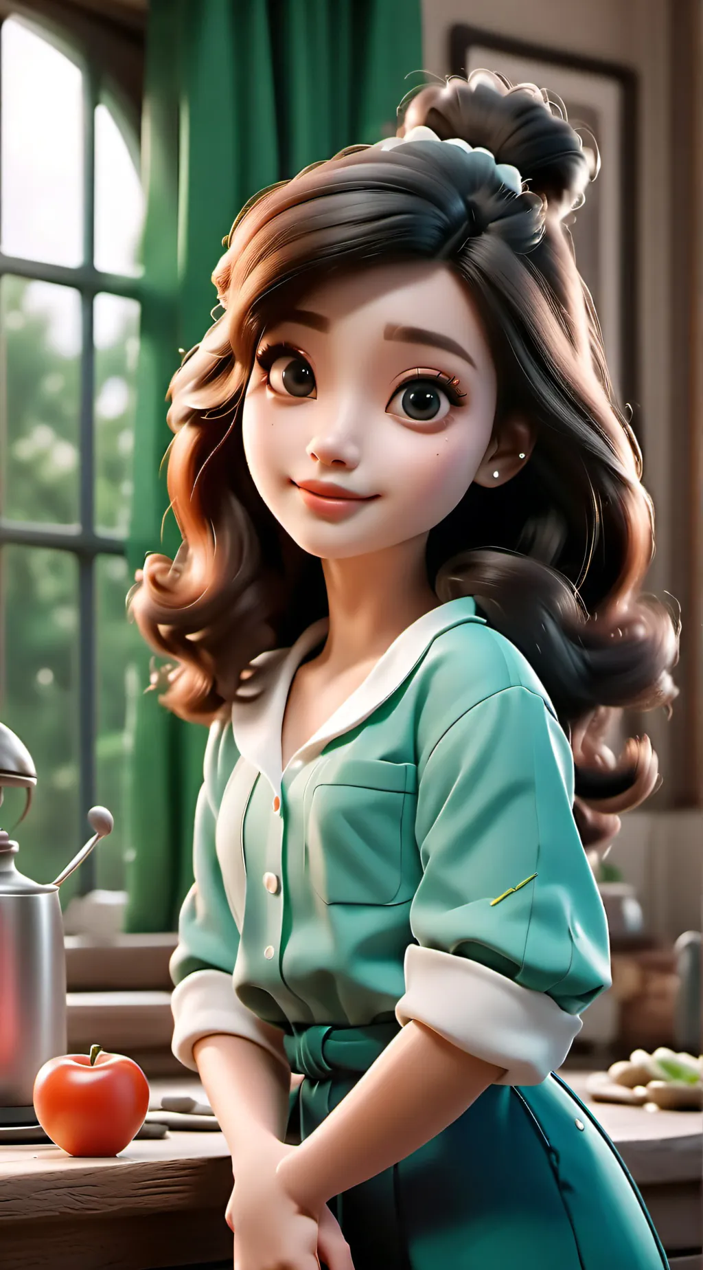 ai character: aphmau parent  background