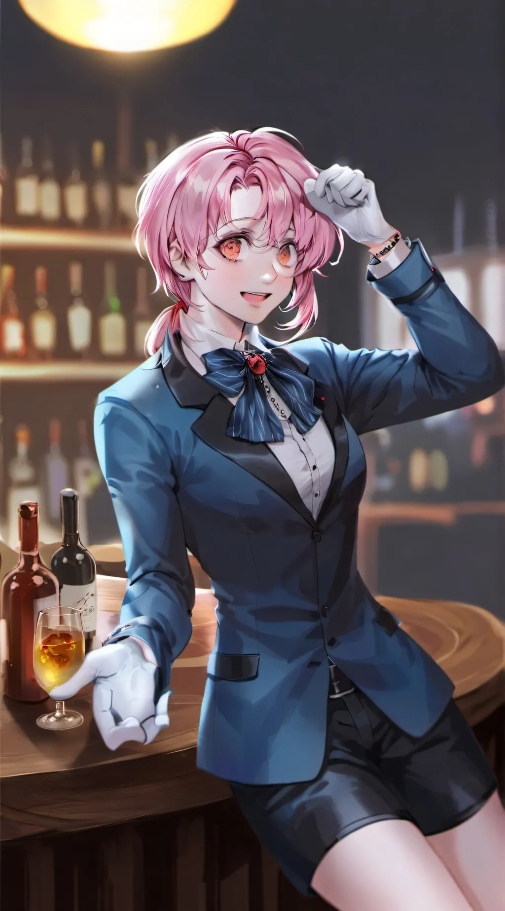 ai character: Mha bar background