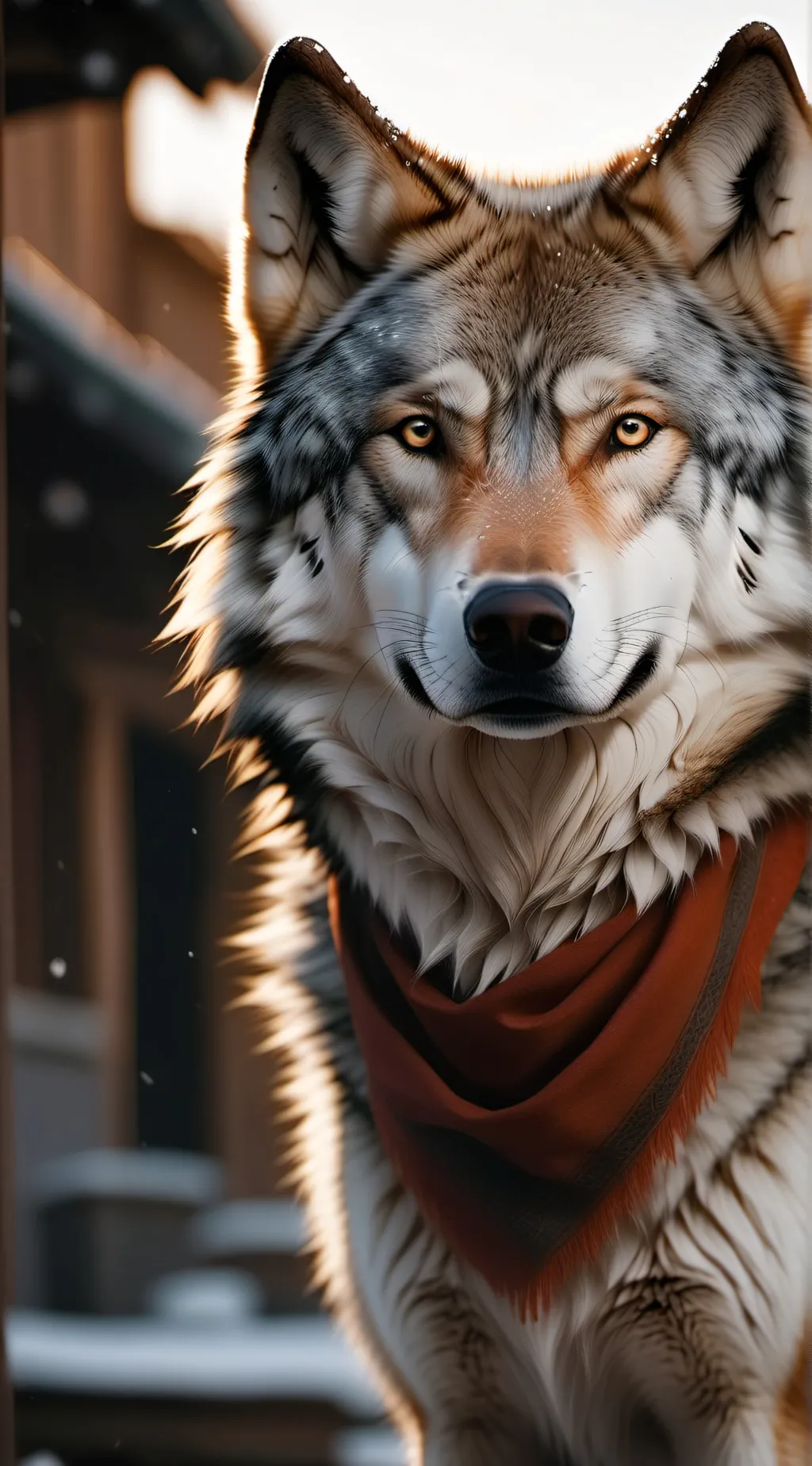 ai character: Lana  background