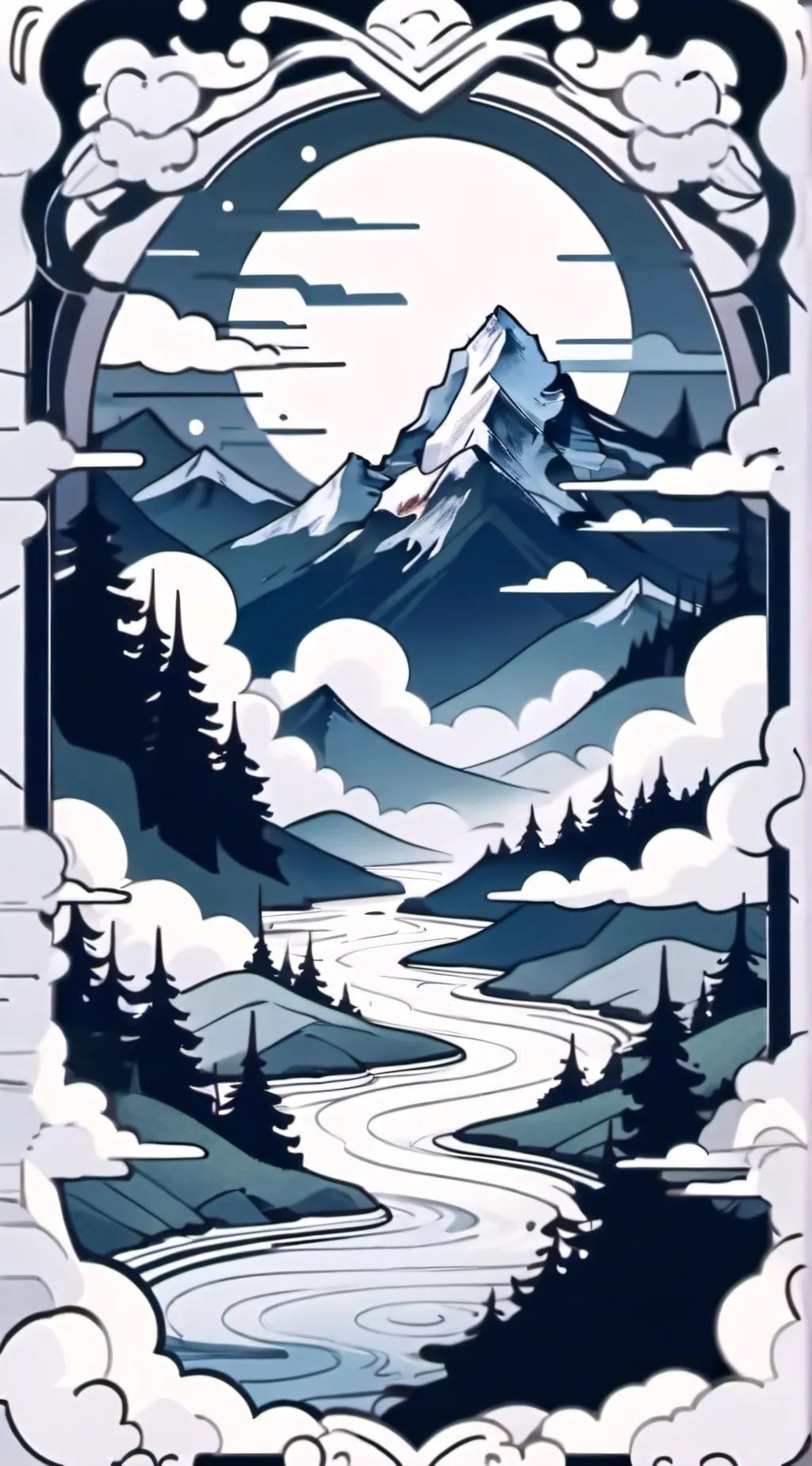 ai character: solar balls background