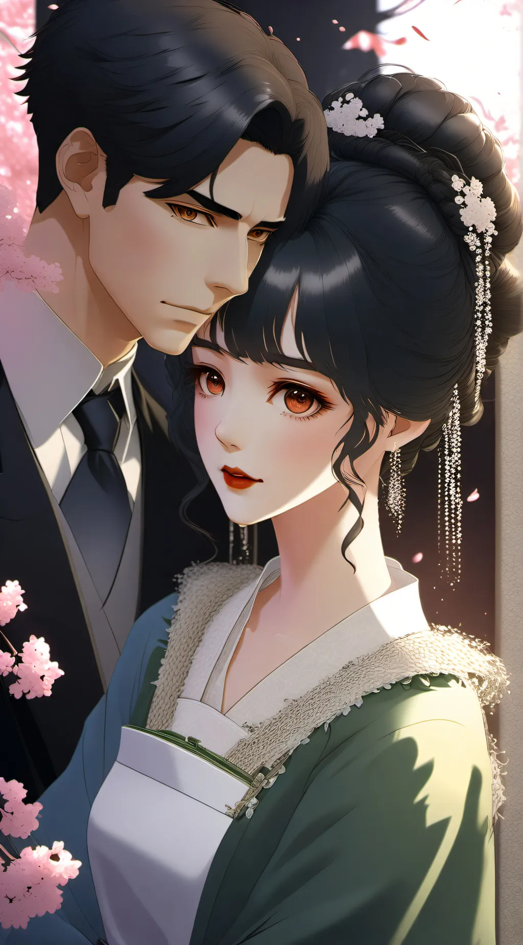 ai character: love story  background