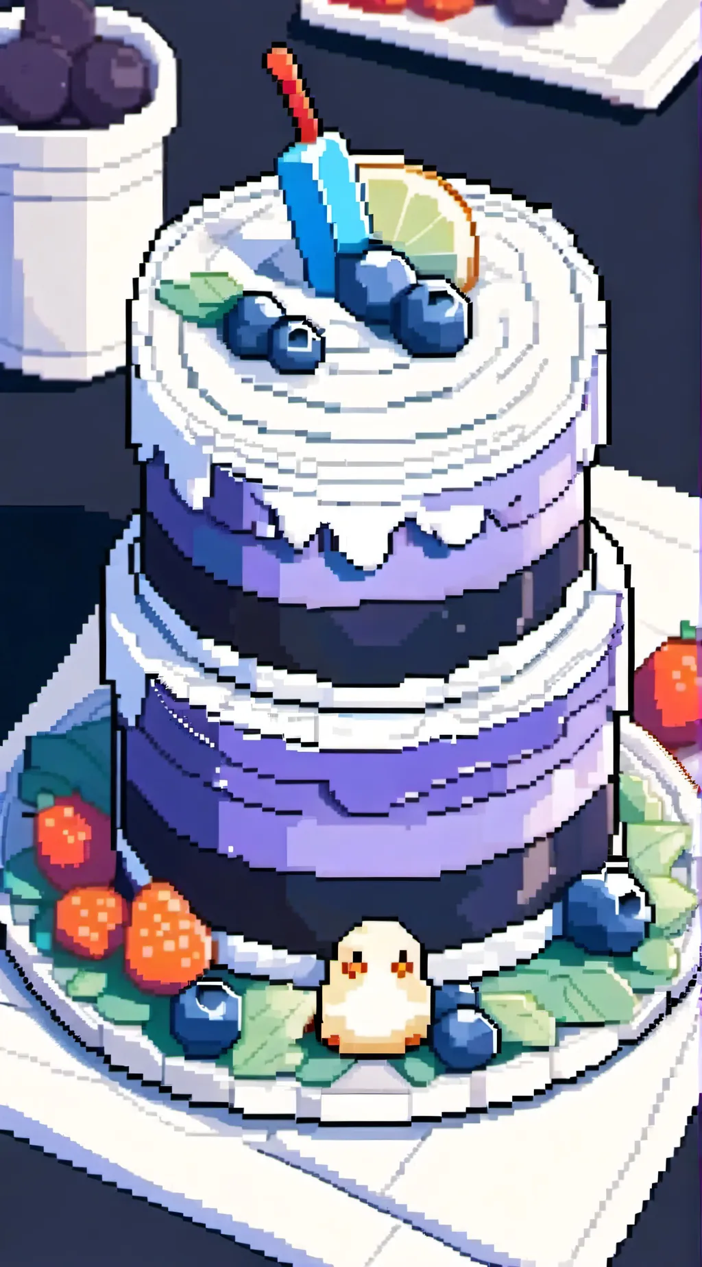 ai character: Blox fruits background