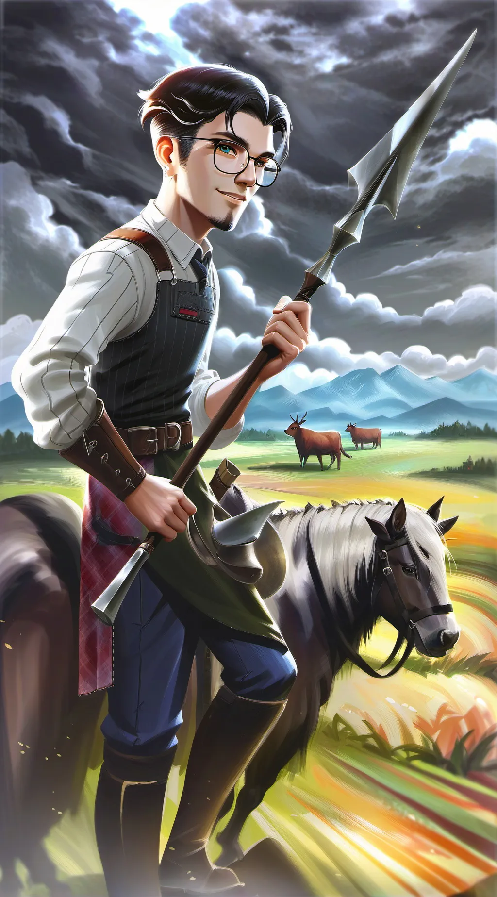 ai character: Liam  background