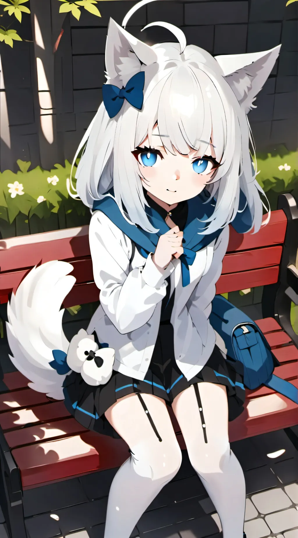 ai character: Creamy background