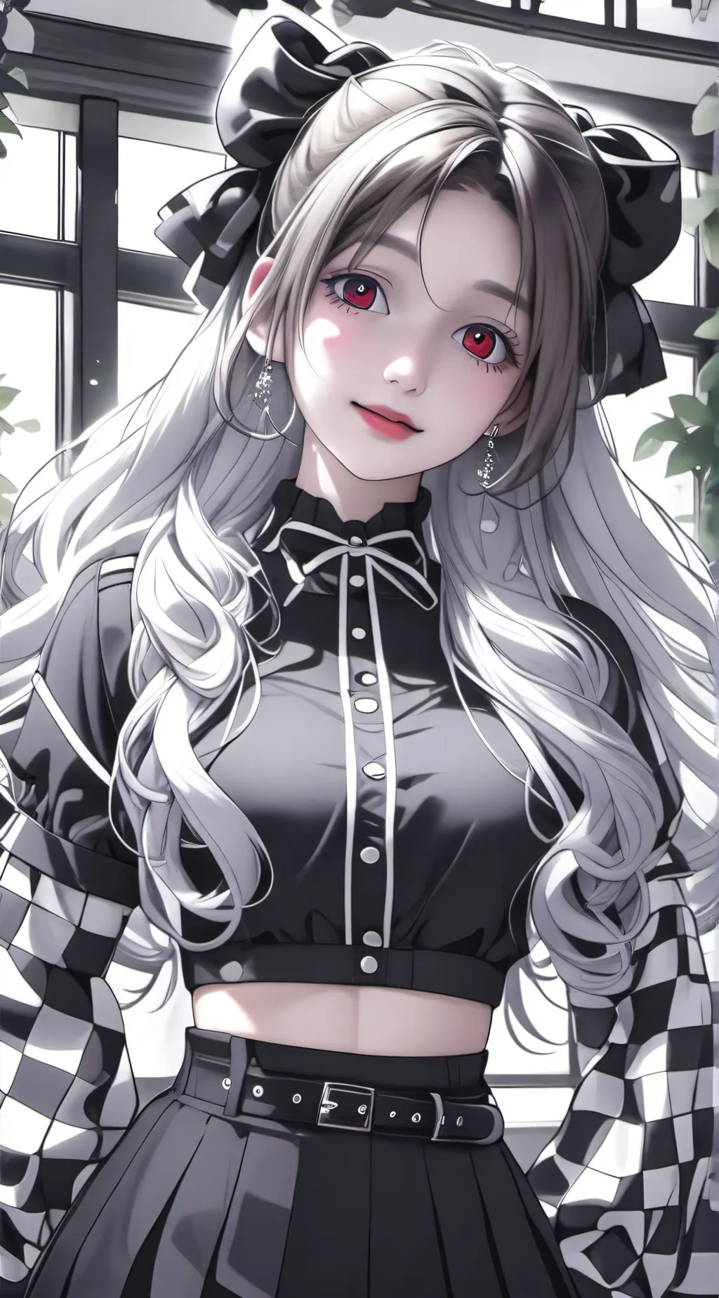 ai character: ^°オードリー°^ background