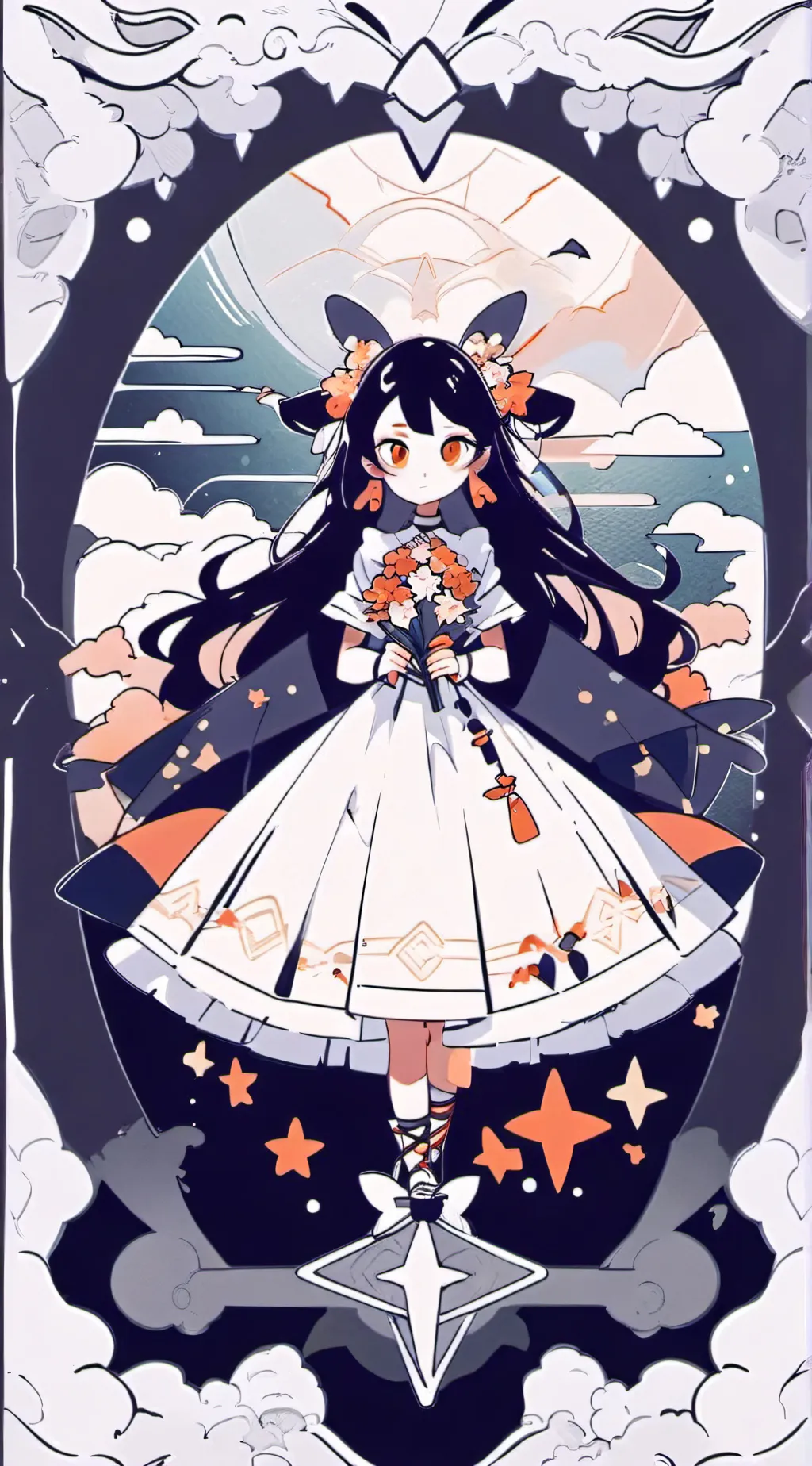 ai character: Heaven and Hell    background