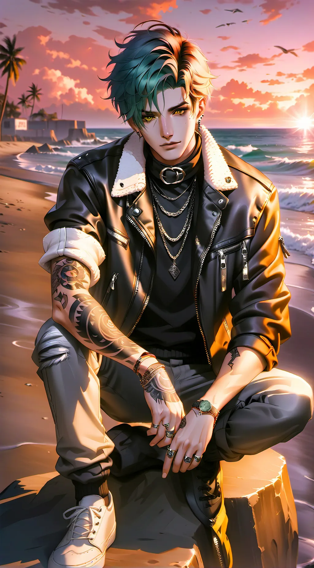 ai character: Ally background