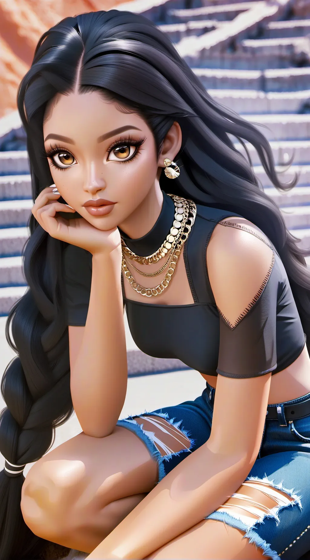 ai character: arianna background