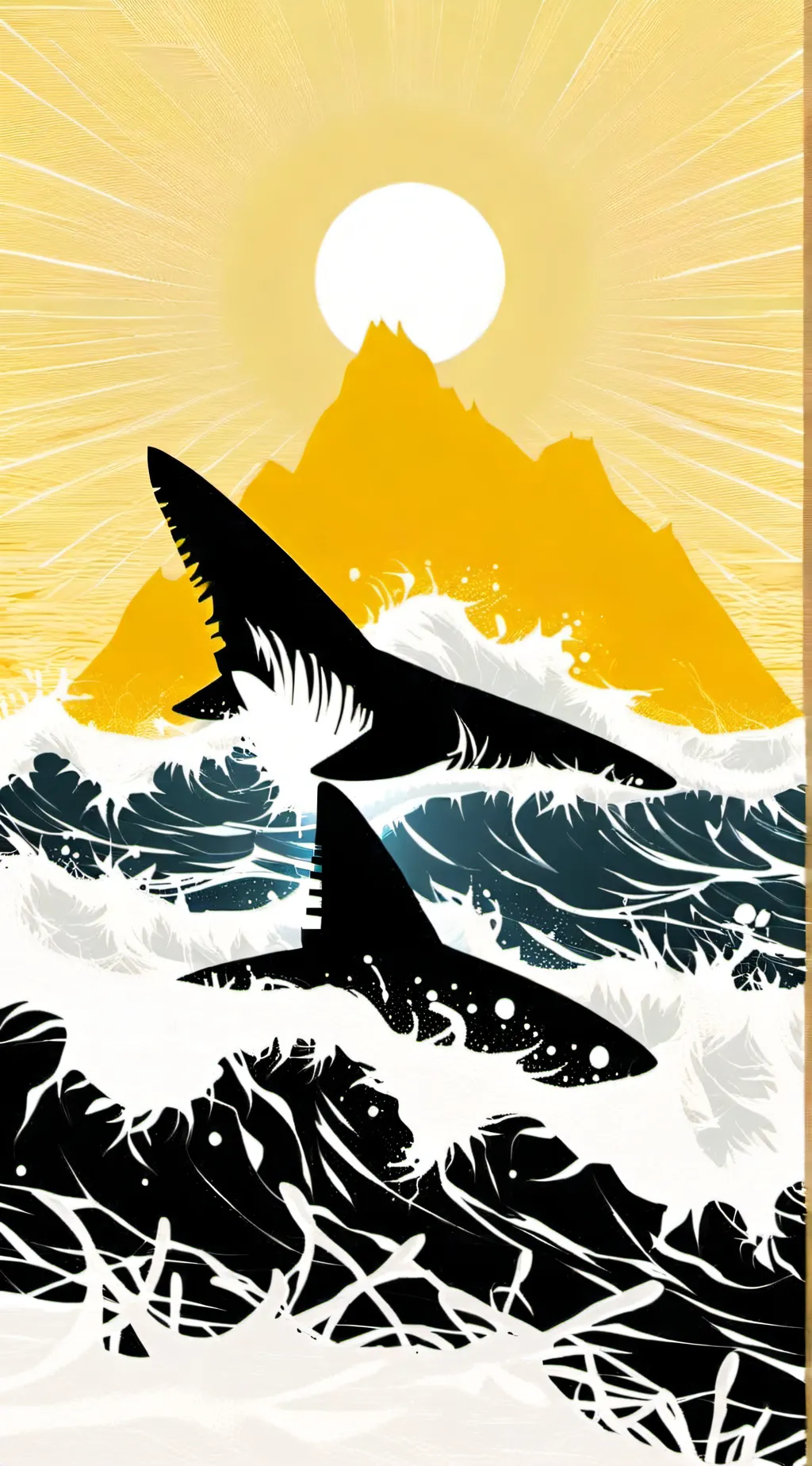 ai character: Beach day with SCP background