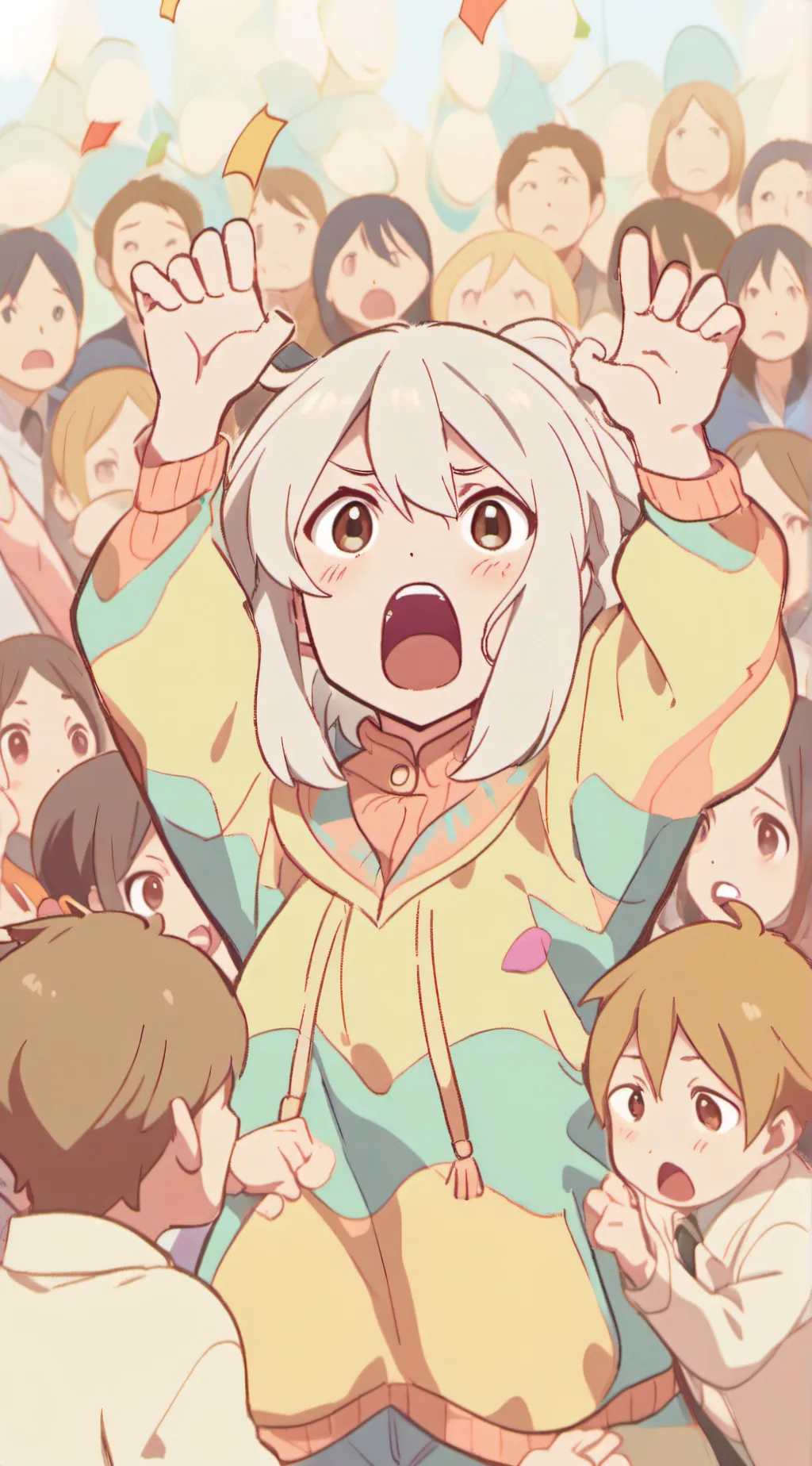 ai character: karen and kid want background