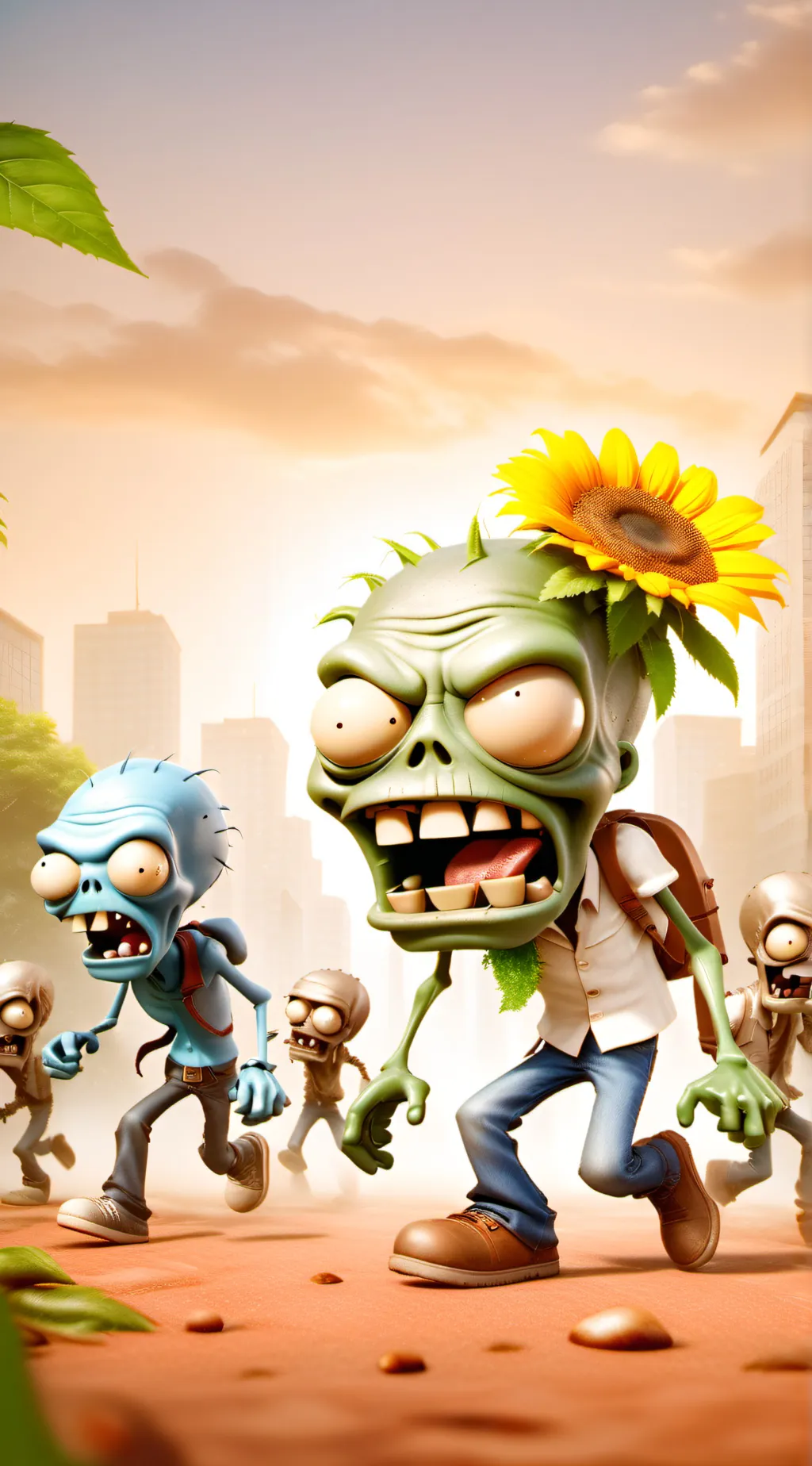 ai character: pvz story background
