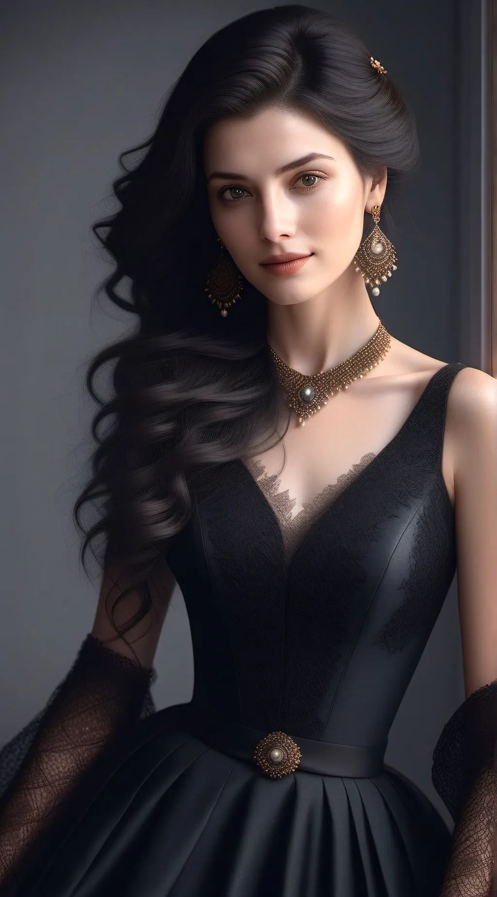 ai character: Madison beer background